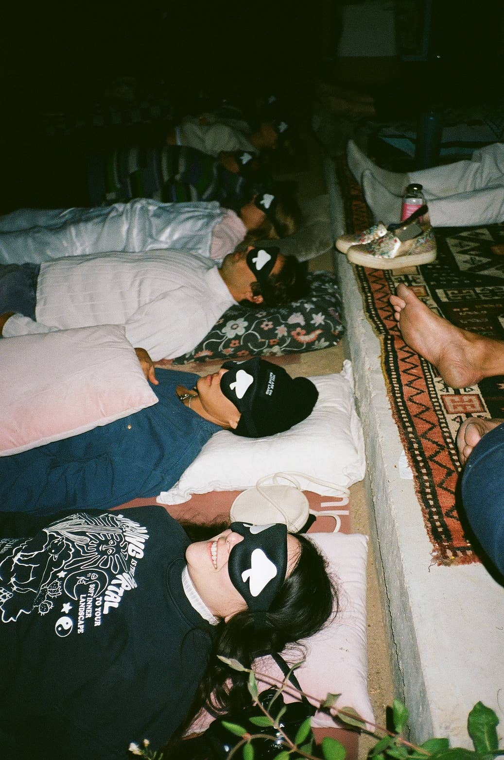 YAWN Mushroom Meditation Mask – Blackout Sleep and Rest Mask