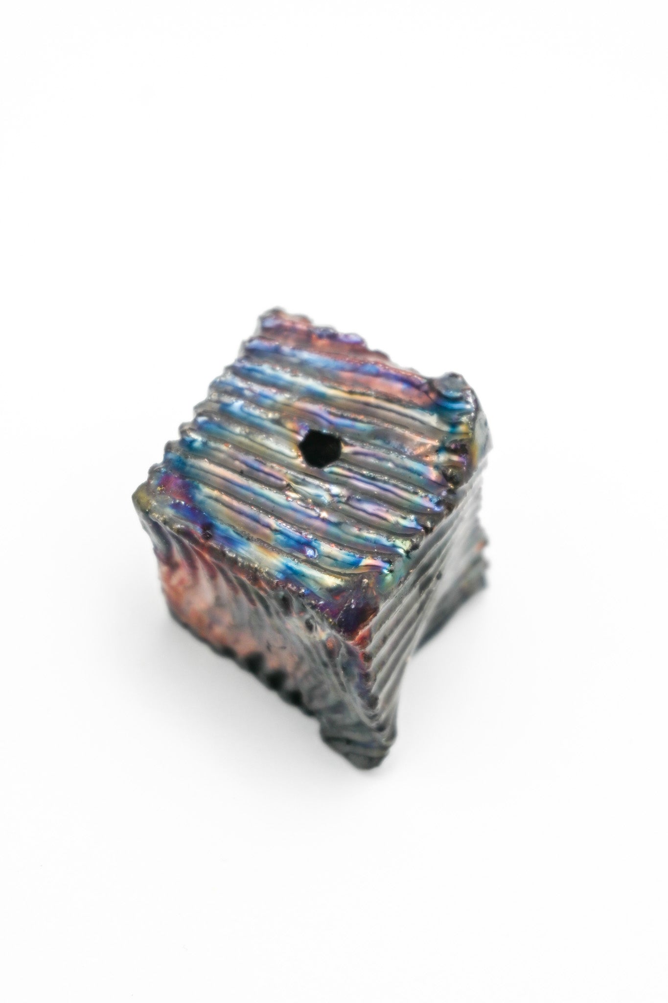 Raku Fired Incense Holder 008