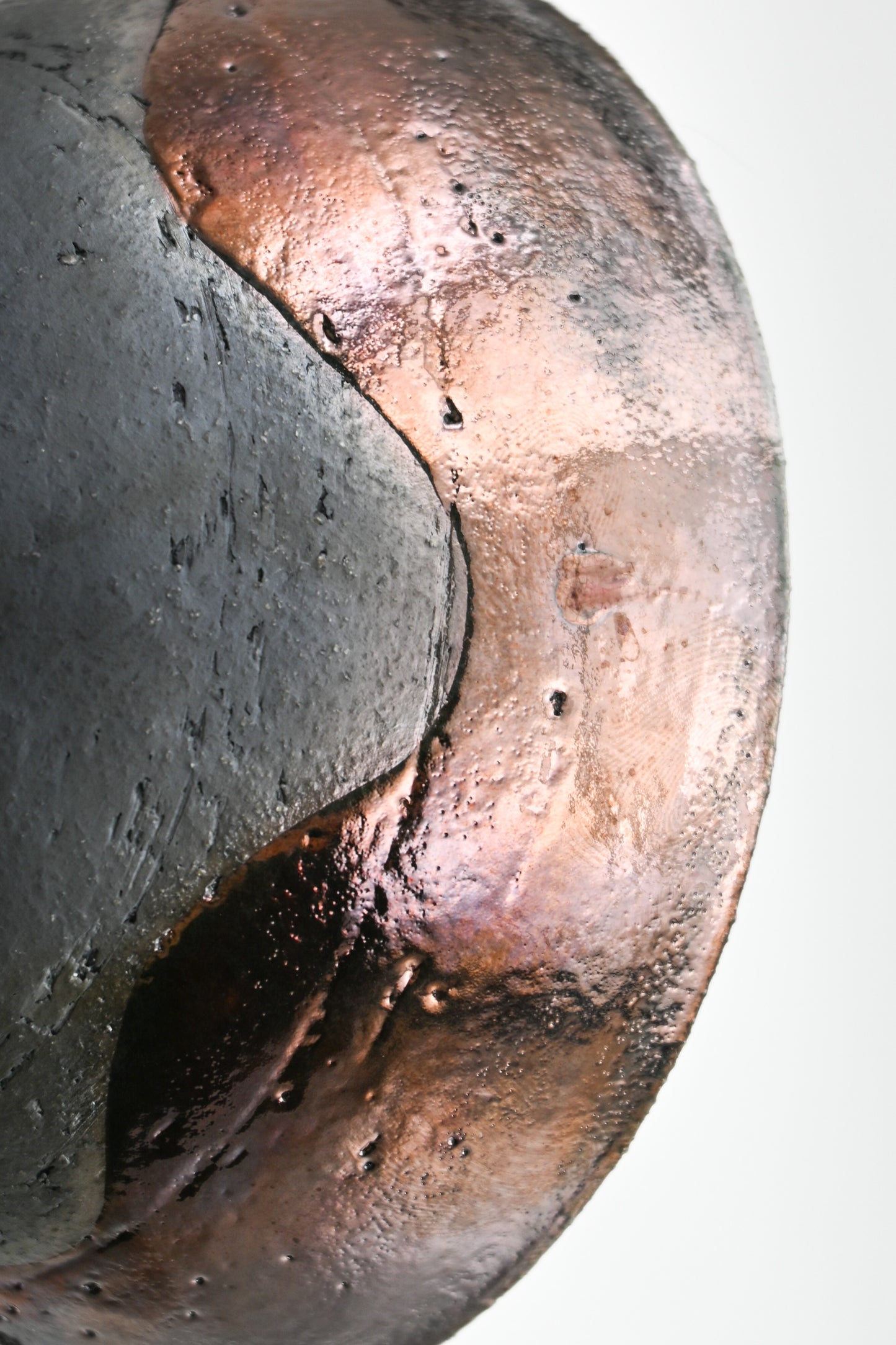 Raku Fired Mini Bowl 005