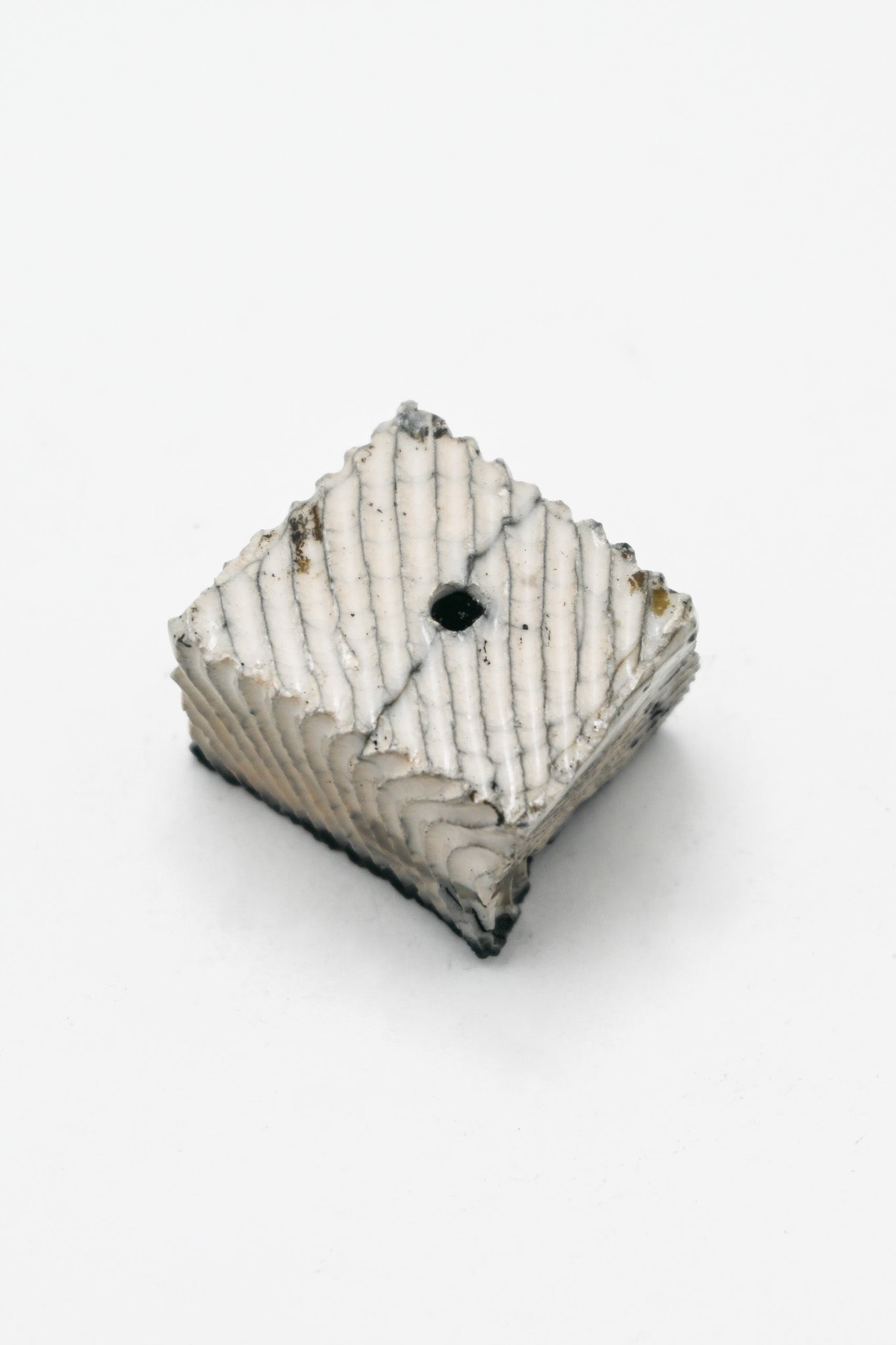 Raku Fired Incense Holder 008