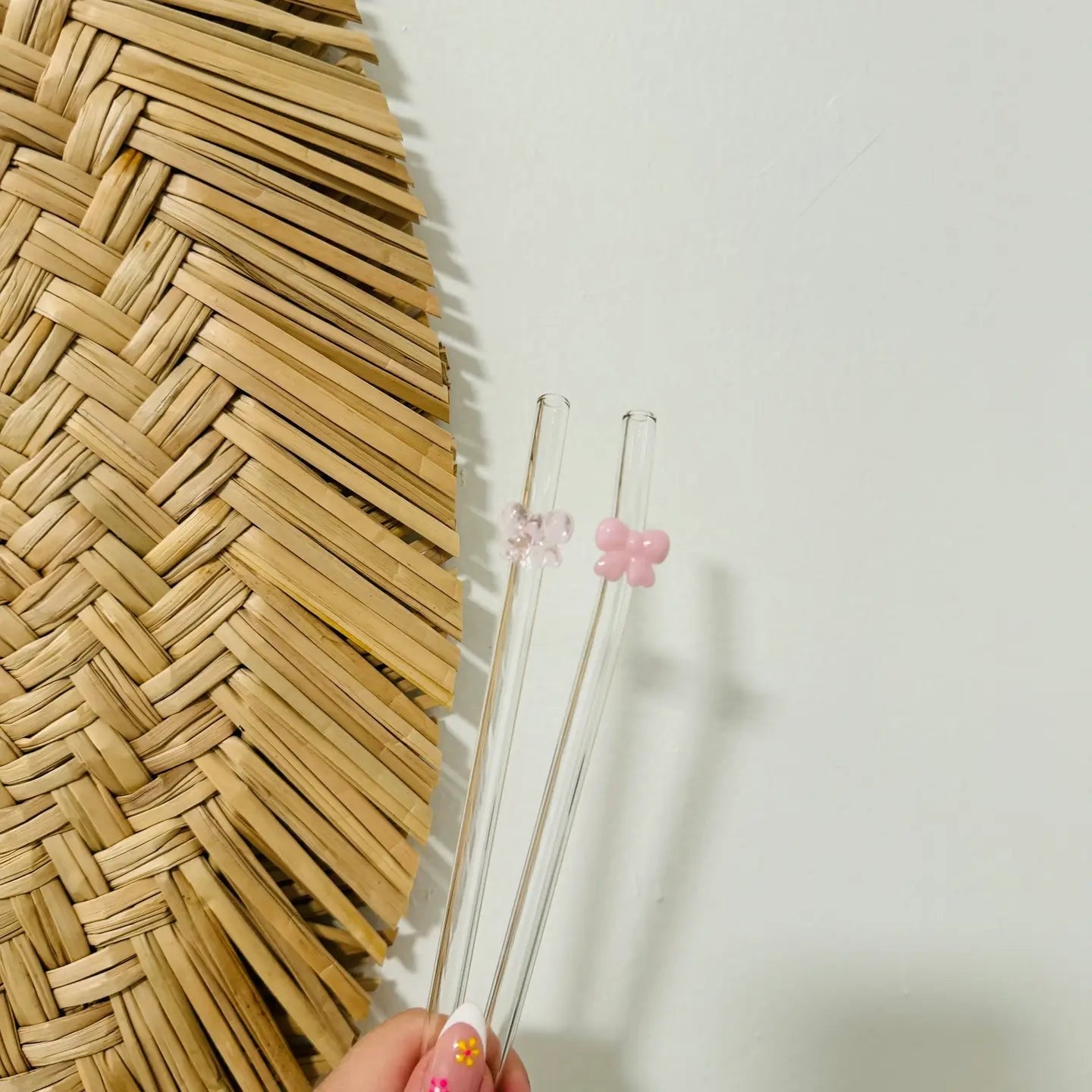 Charms Reusable Glass Straw