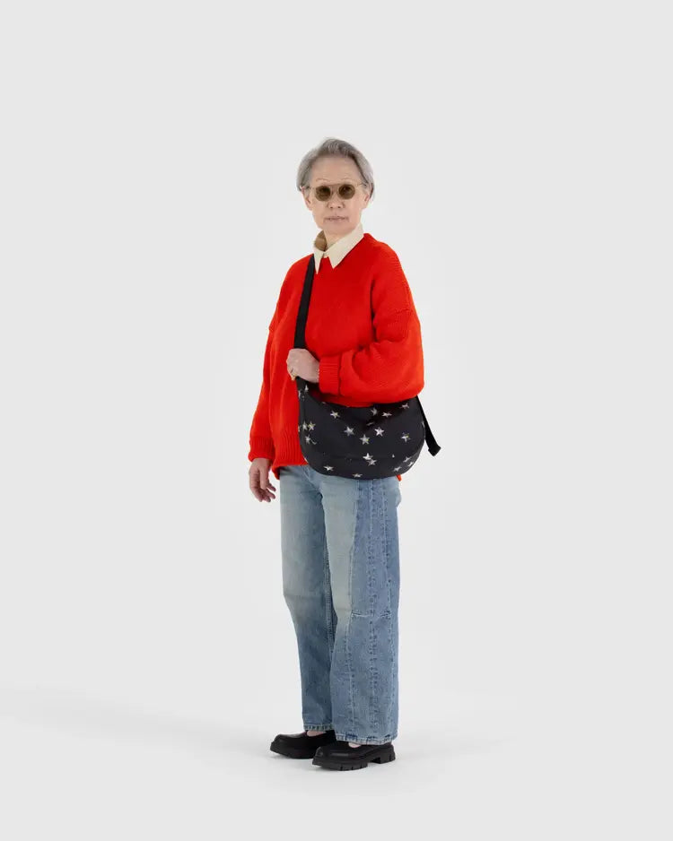 BAGGU Medium Nylon Crescent Bag