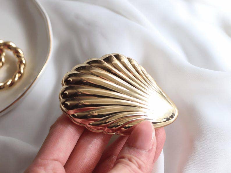 Seashell Compact Mirror