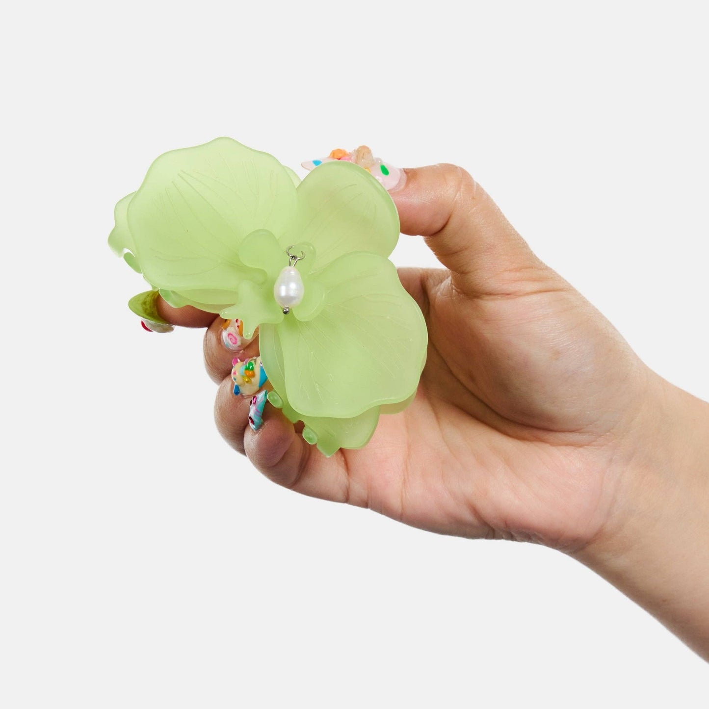 Chunks Orchid Claw in Frosted Lime