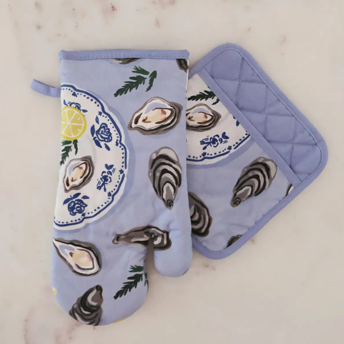 Oven Mitt + Pot Holder Set