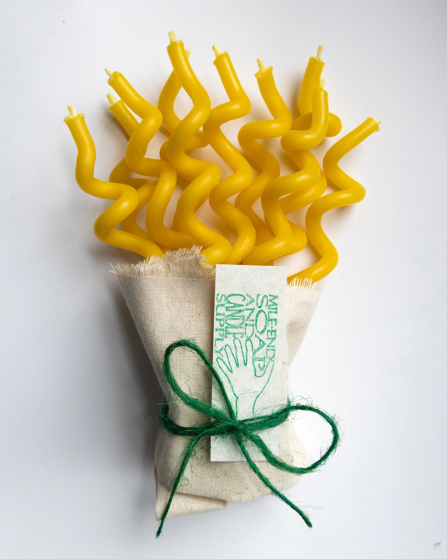 Beeswax Birthday Candles - Singles