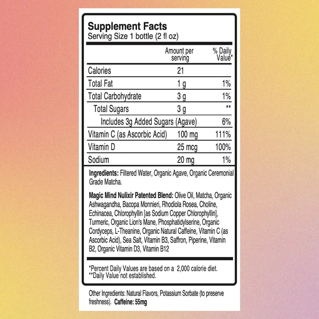 Magic Mind Elixir Shots