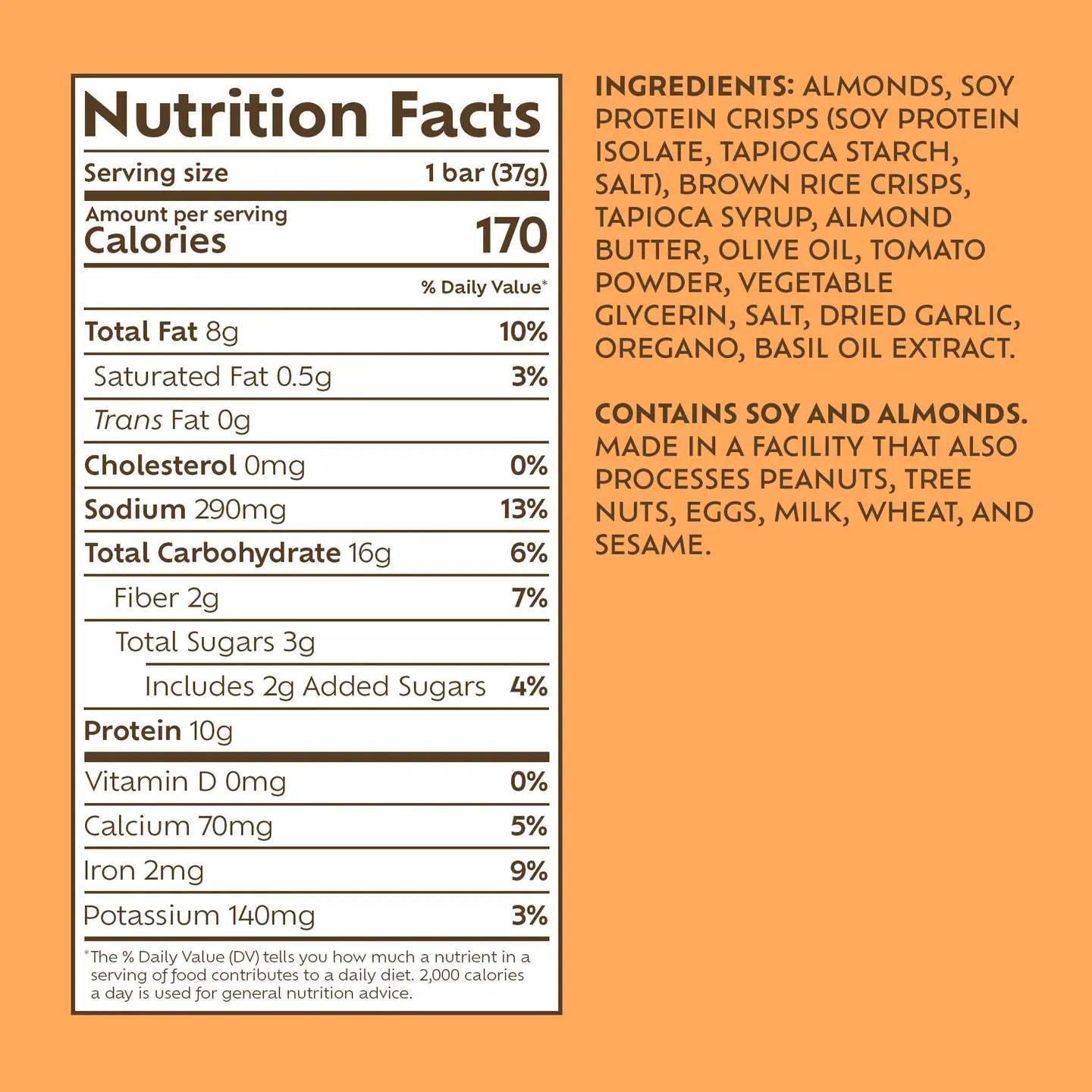 Afar Savory Protein Bar