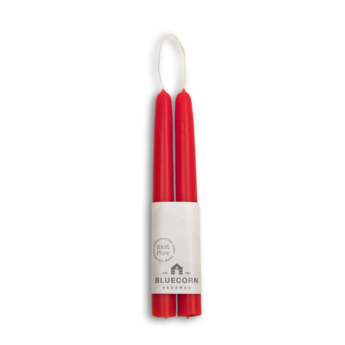 Bluecorn Candles Beeswax Taper Candles