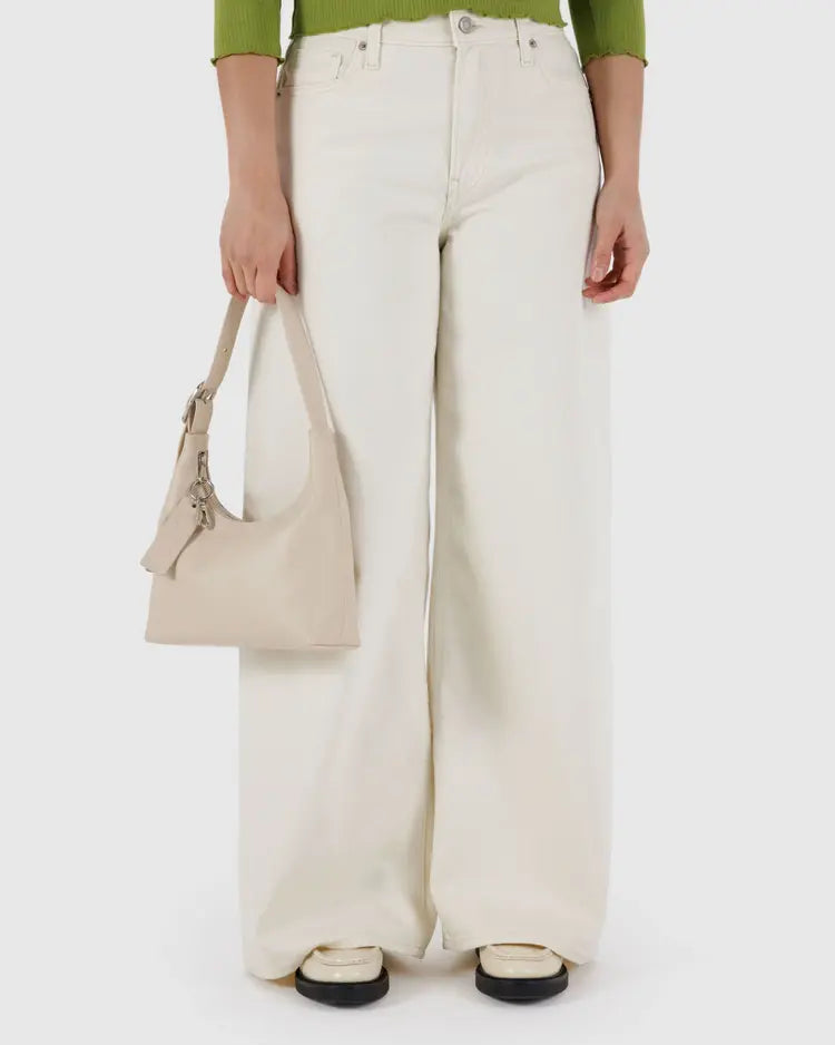 BAGGU Mini Recycled Leather Shoulder Bag