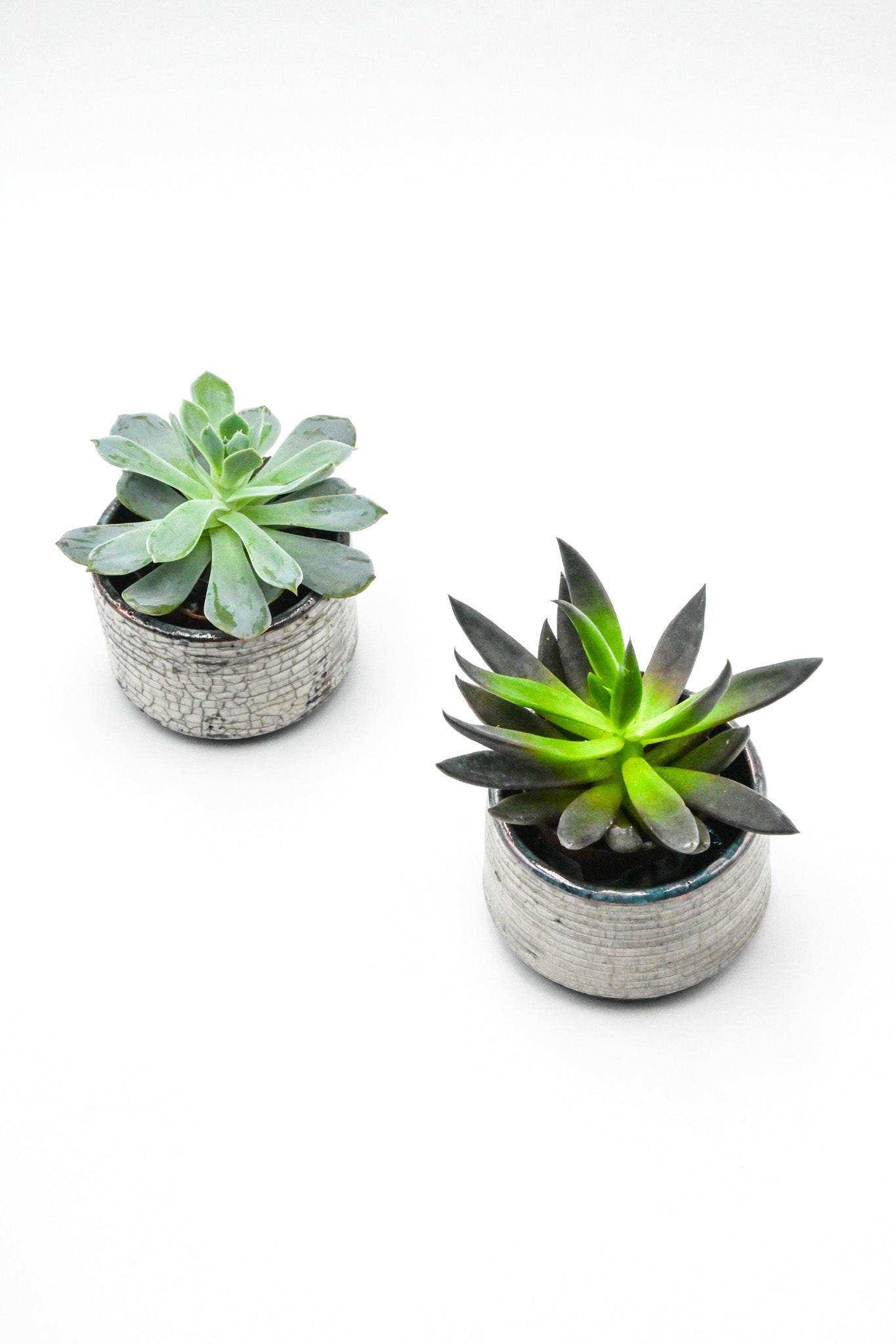 Raku Fired Mini Planter 004