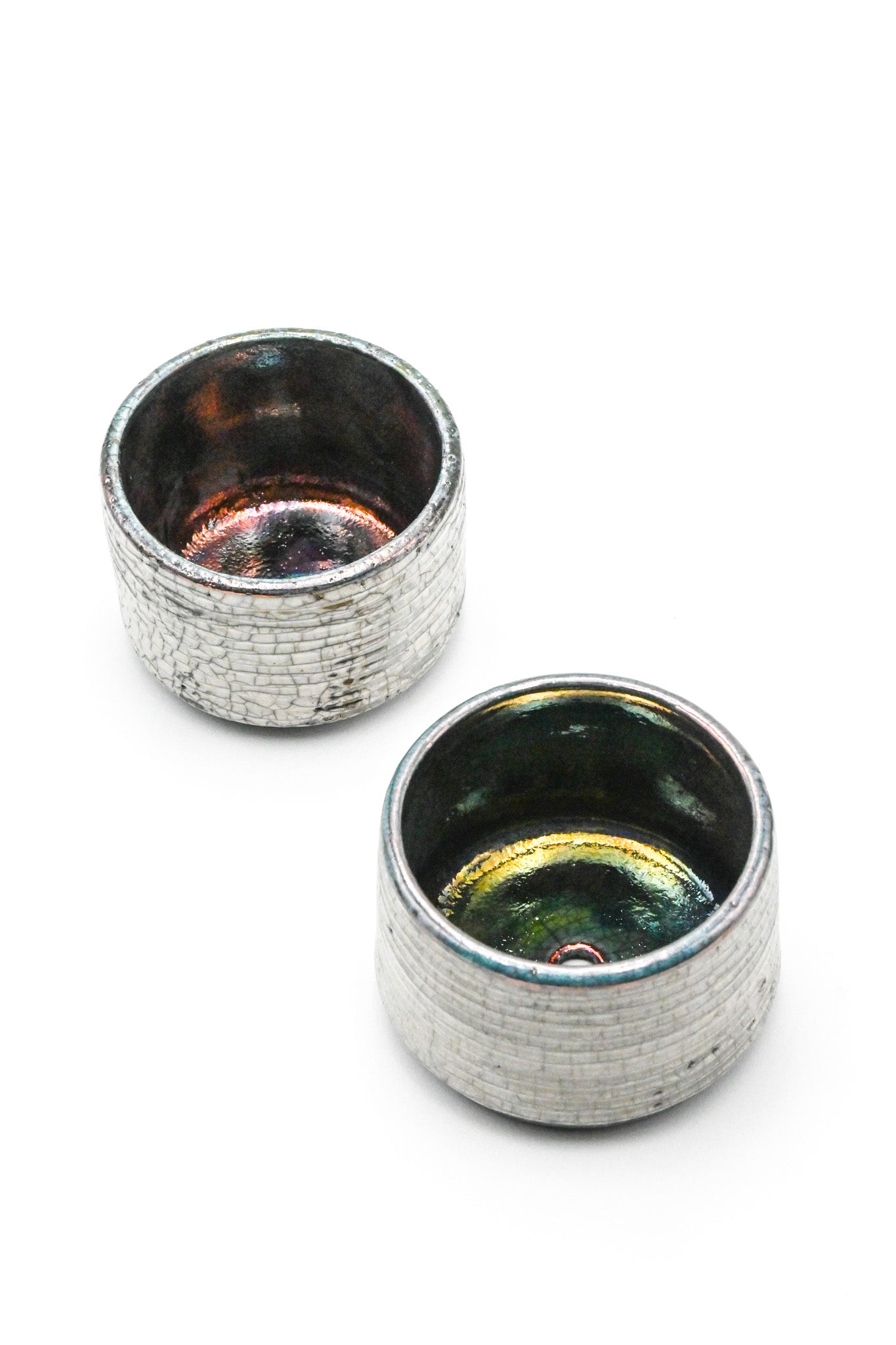 Raku Fired Mini Planter 004