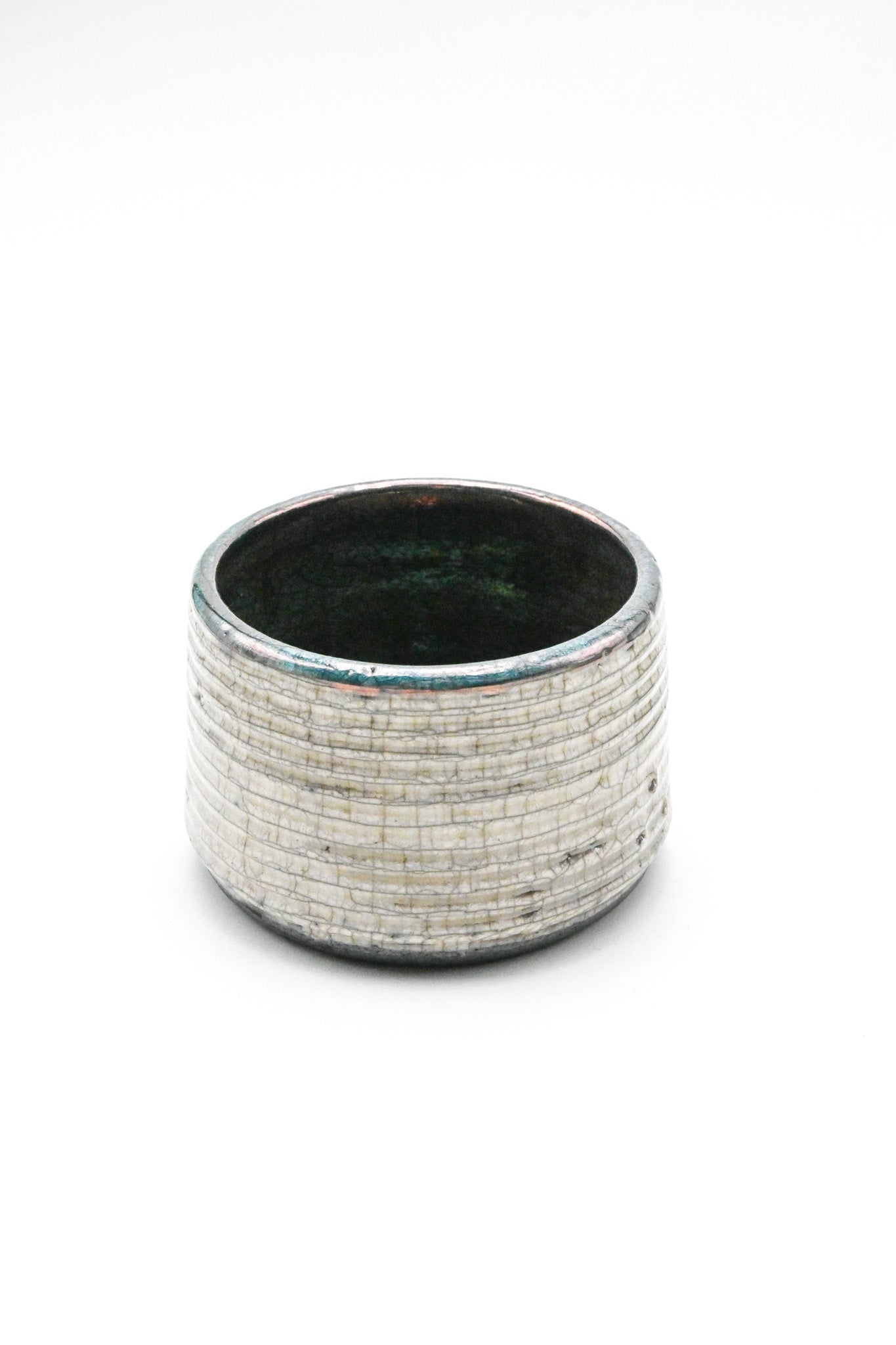 Raku Fired Mini Planter 004