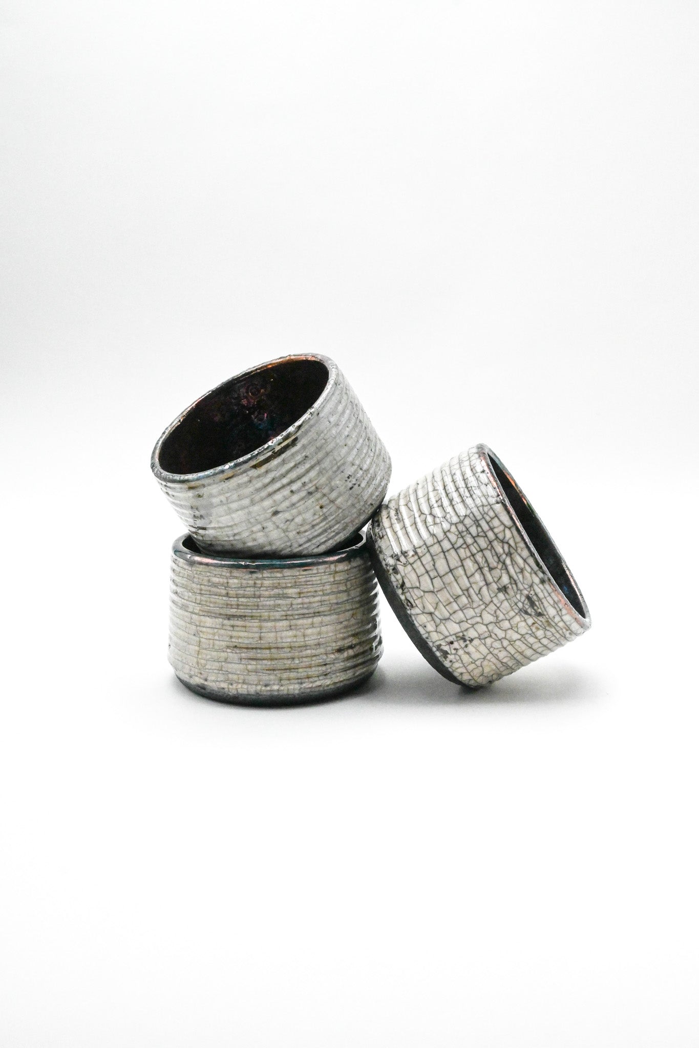 Raku Fired Mini Planter 004