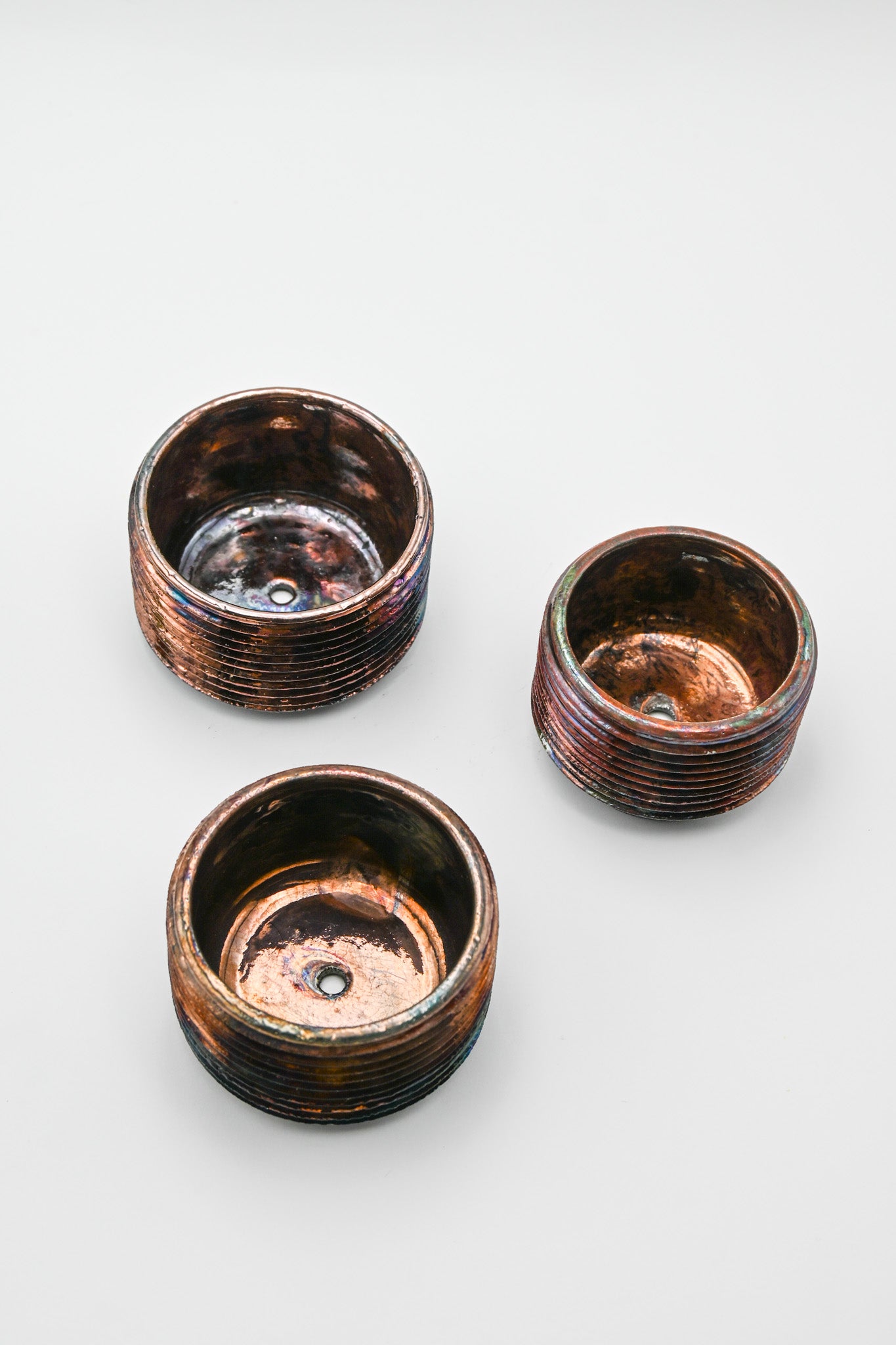 Raku Fired Mini Planter 002
