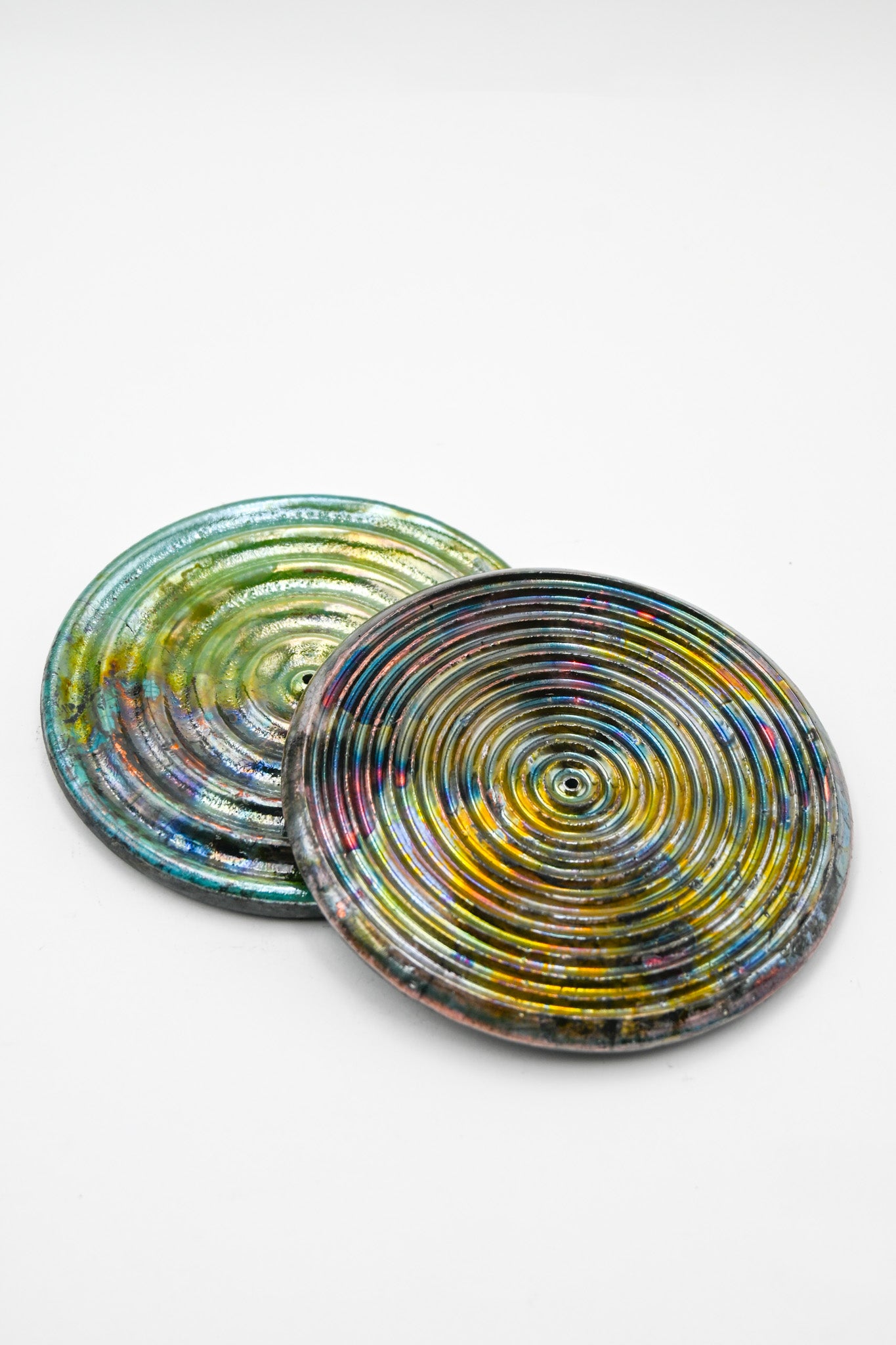 Raku Fired Incense Holder 004