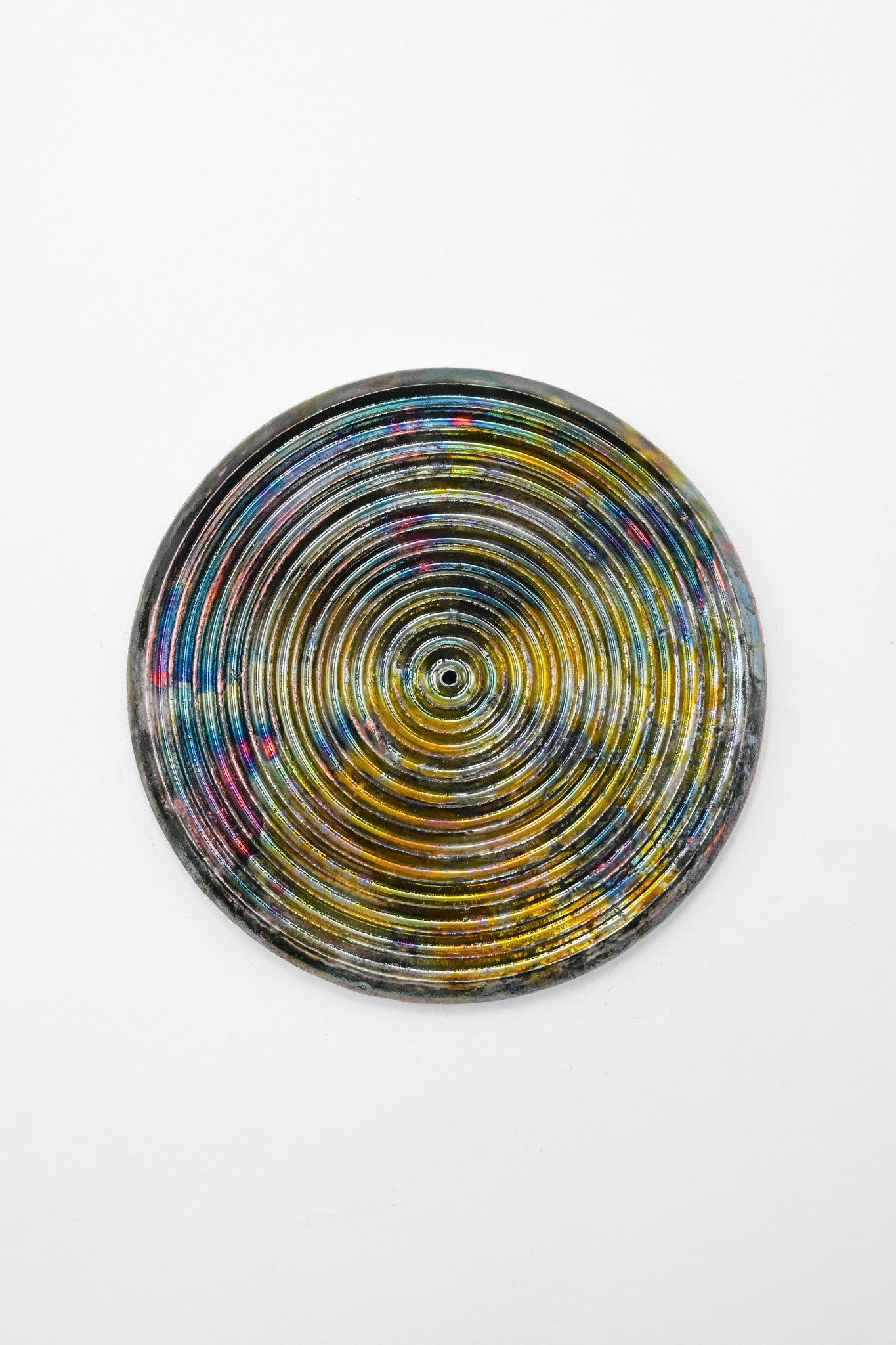 Raku Fired Incense Holder 004