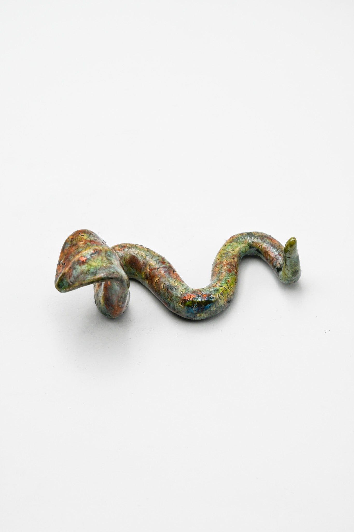 Raku Fired Snake
