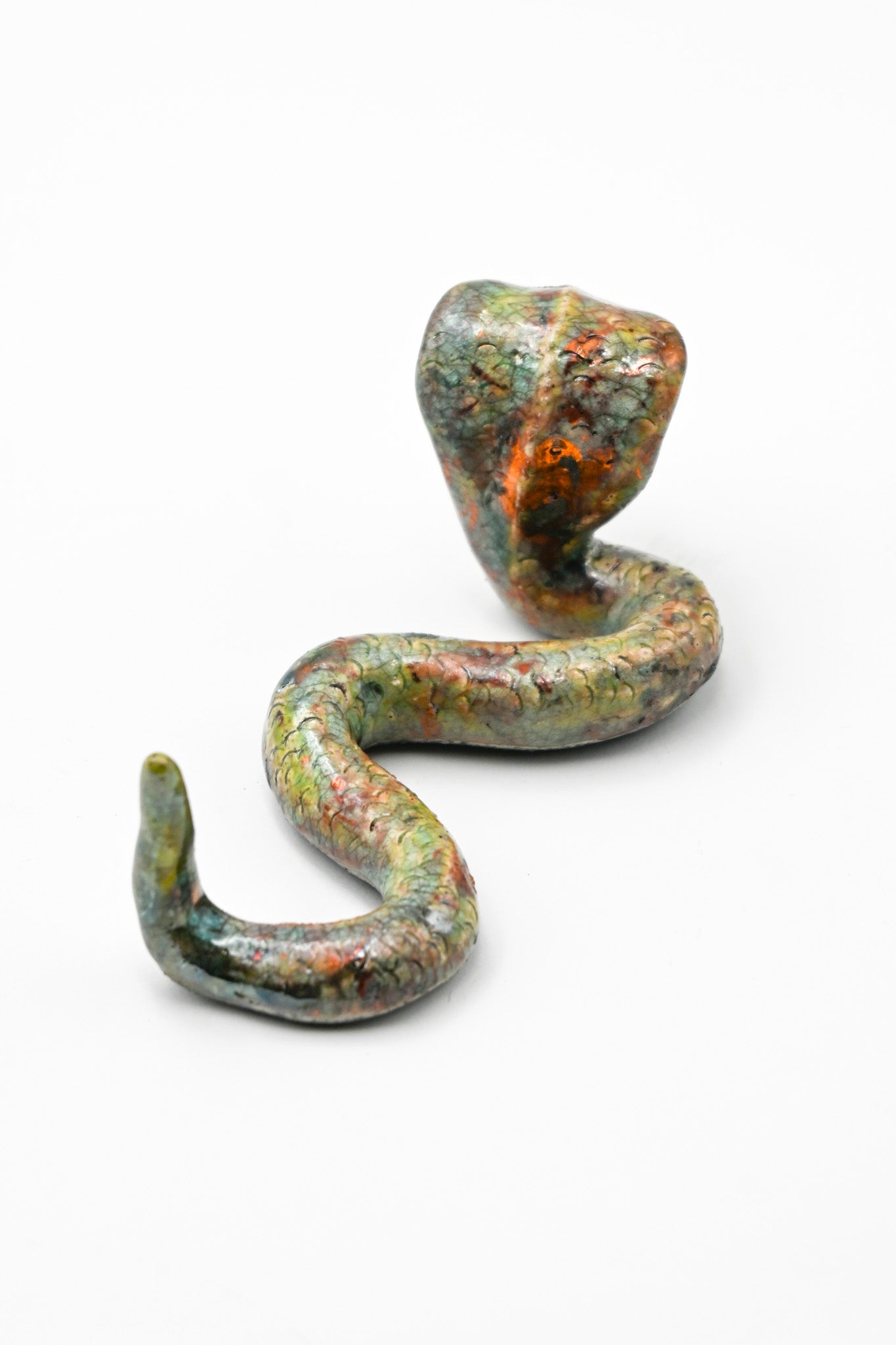Raku Fired Snake