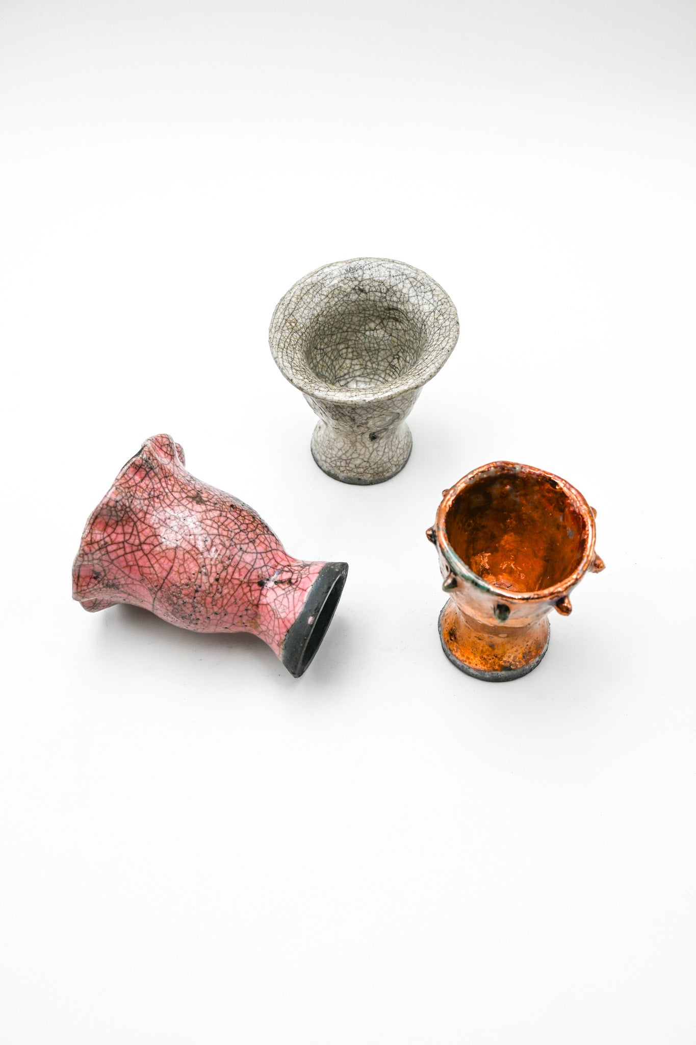 Raku Egg Cup 002