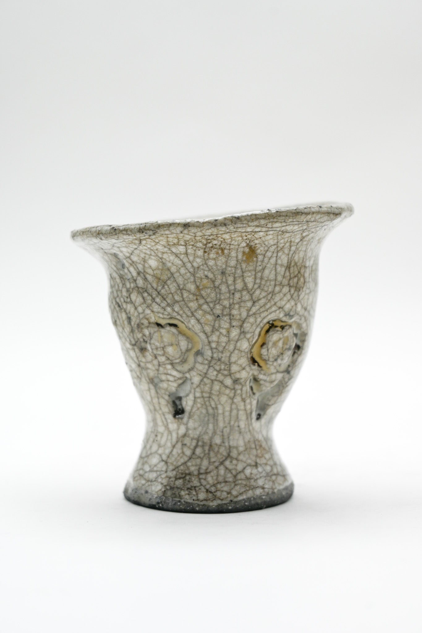 Raku Egg Cup 002