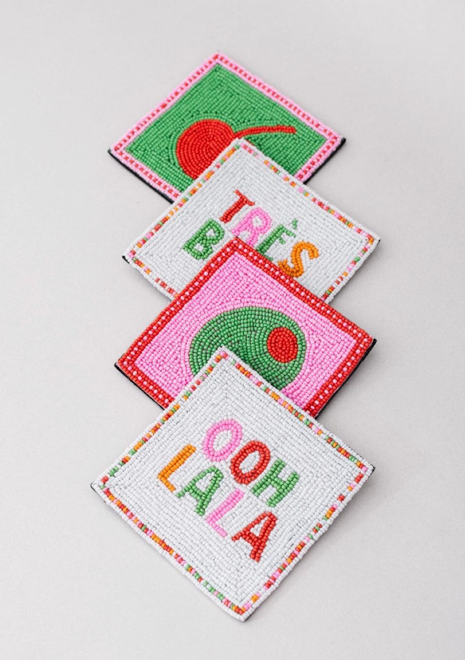 Beaded Coasters