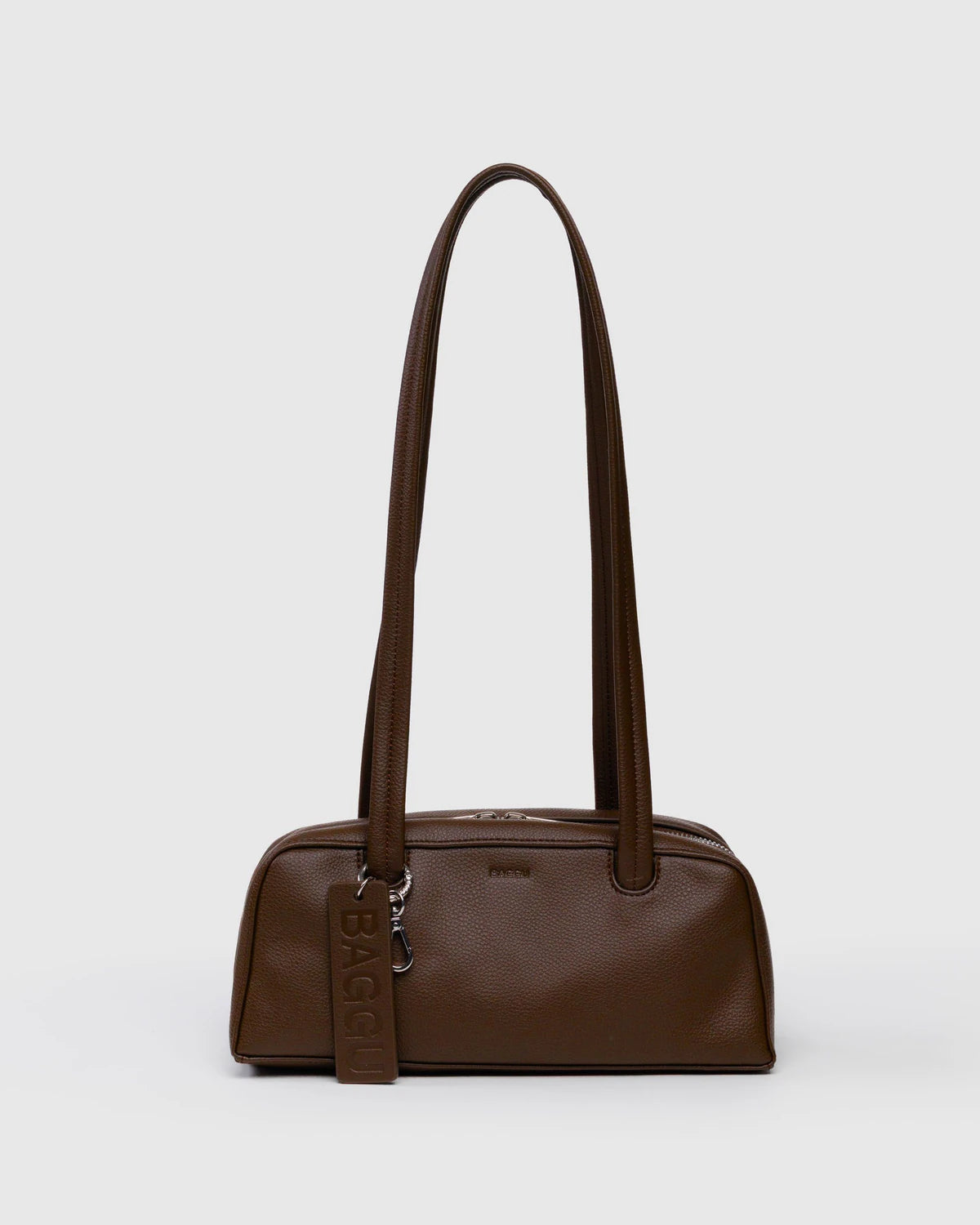BAGGU Small Recycled Leather Bowler Bag