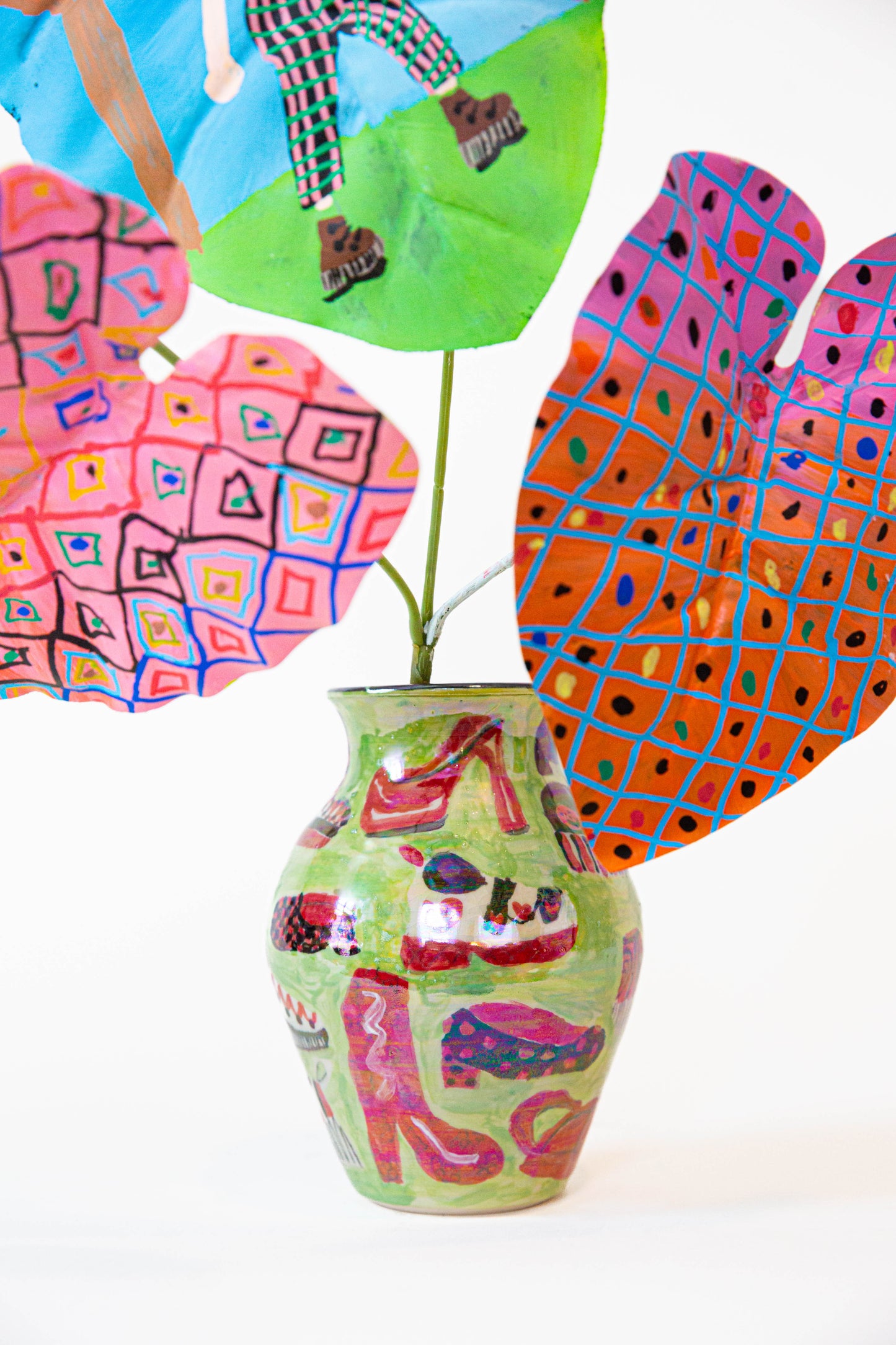 Large Shoe Vase