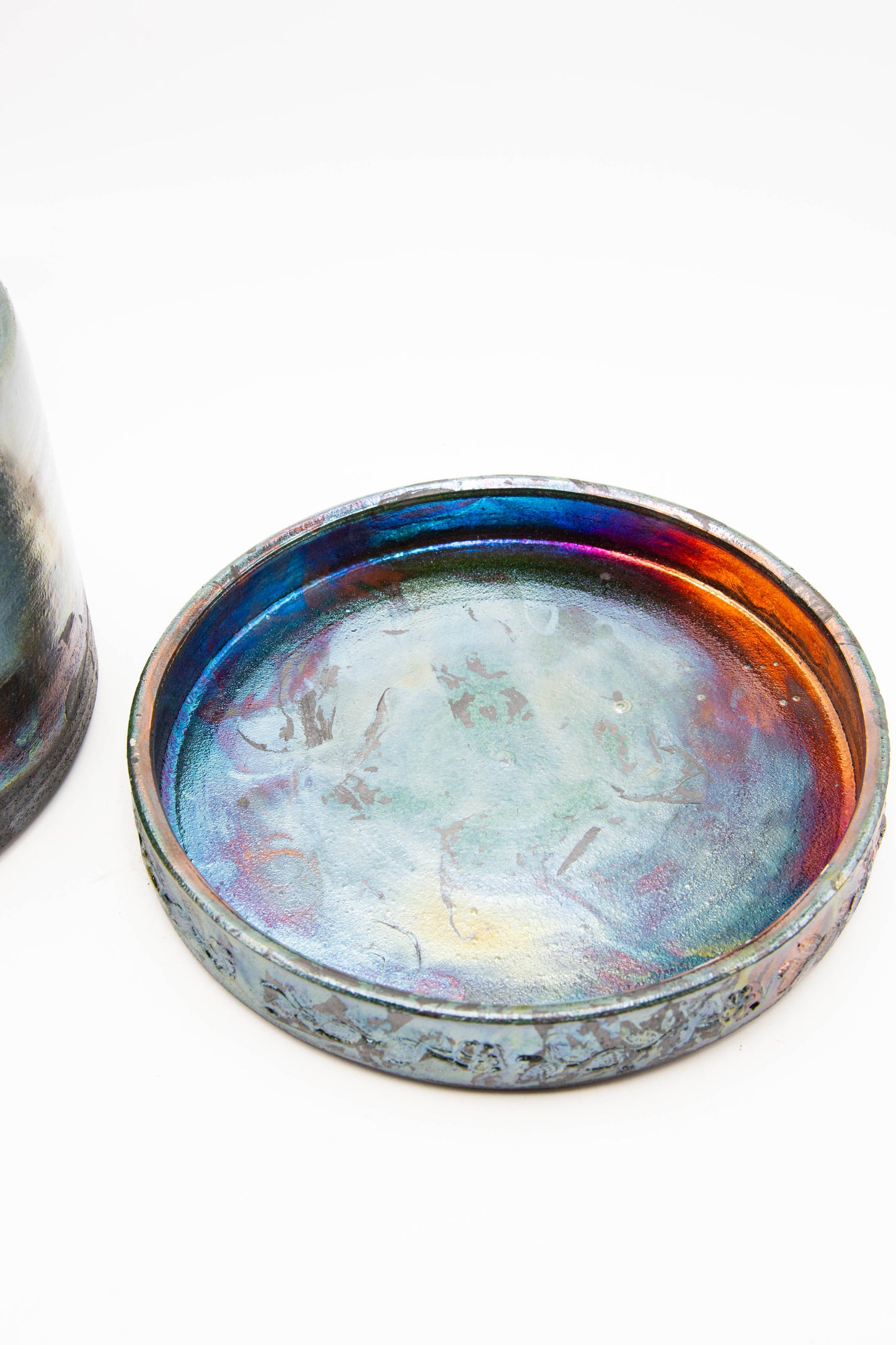 Raku Fired Planter 001