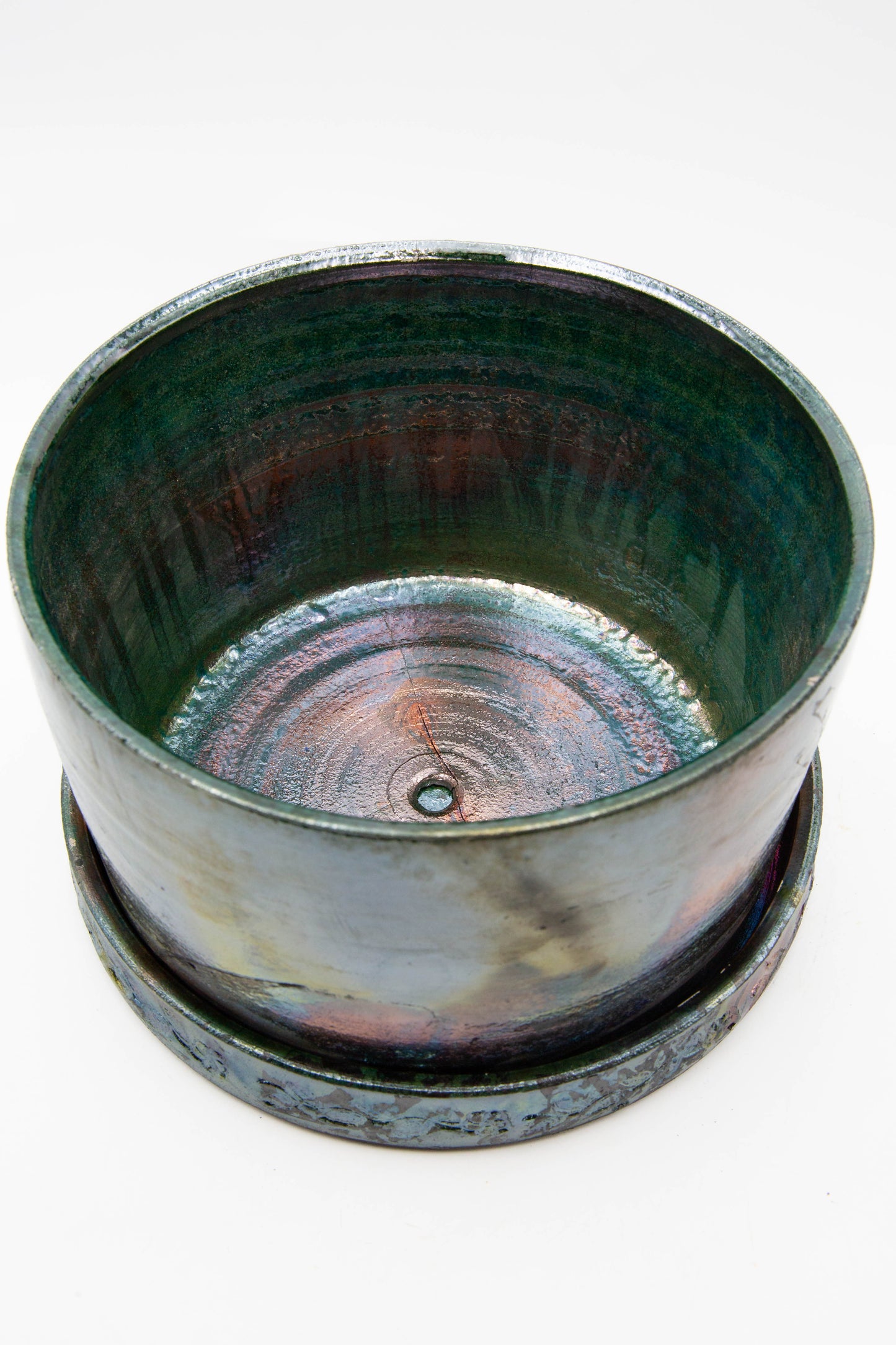 Raku Fired Planter 001