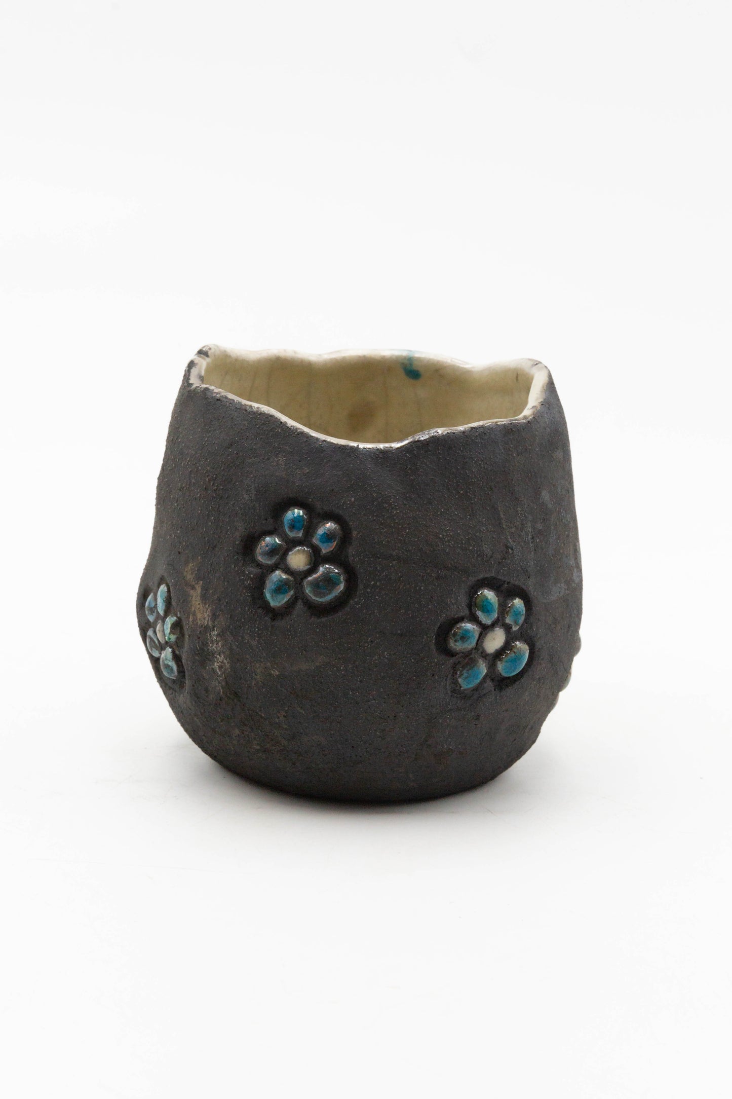 Raku Fired Planter 003