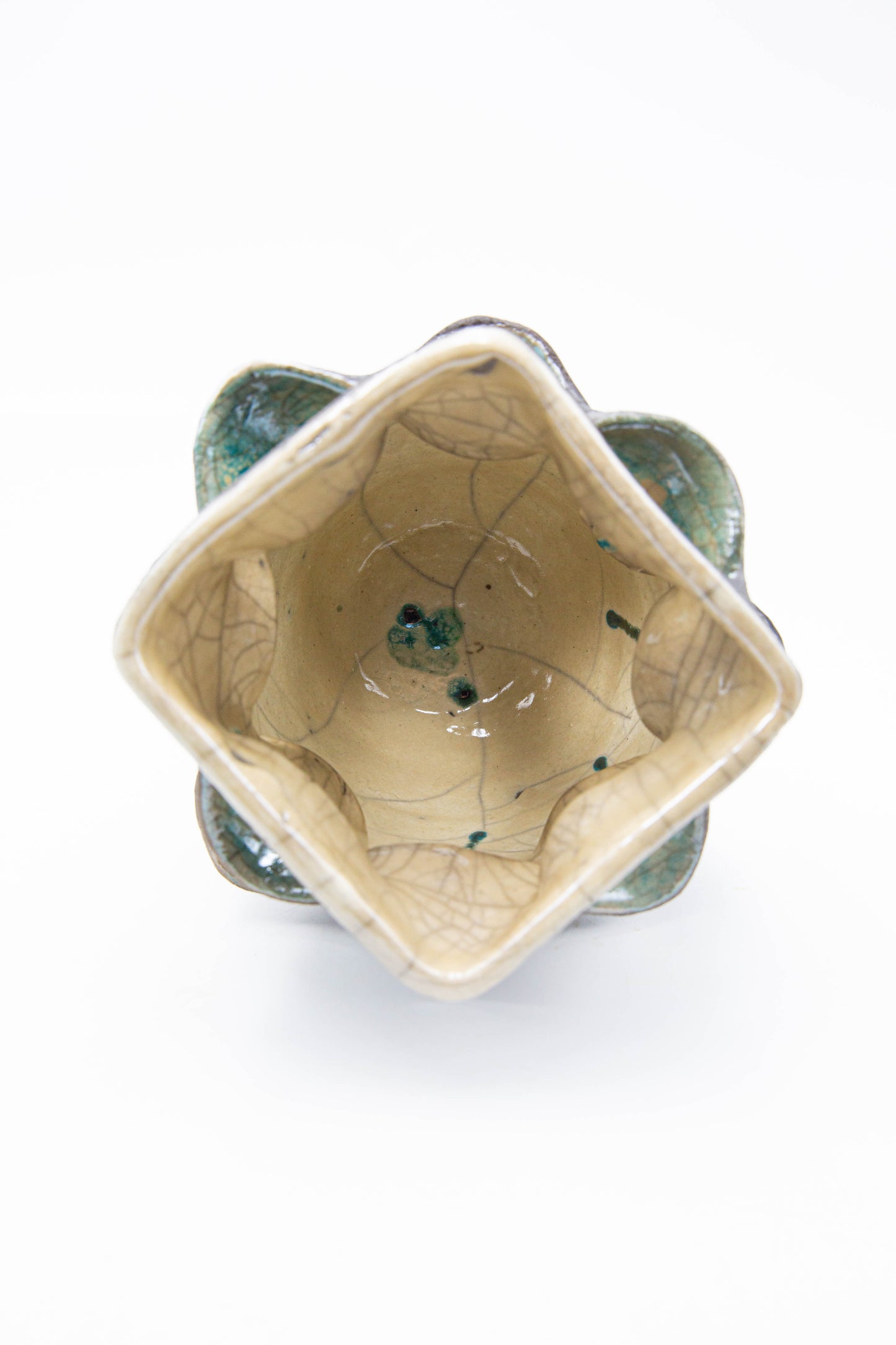 Raku Strawberry Planter 001