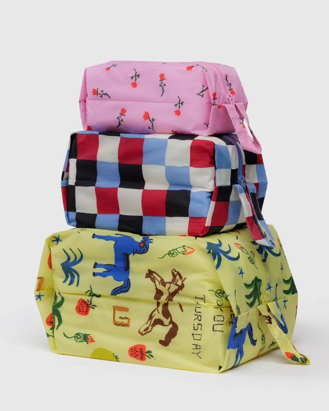 BAGGU 3D Zip Set – cloud 9 clay