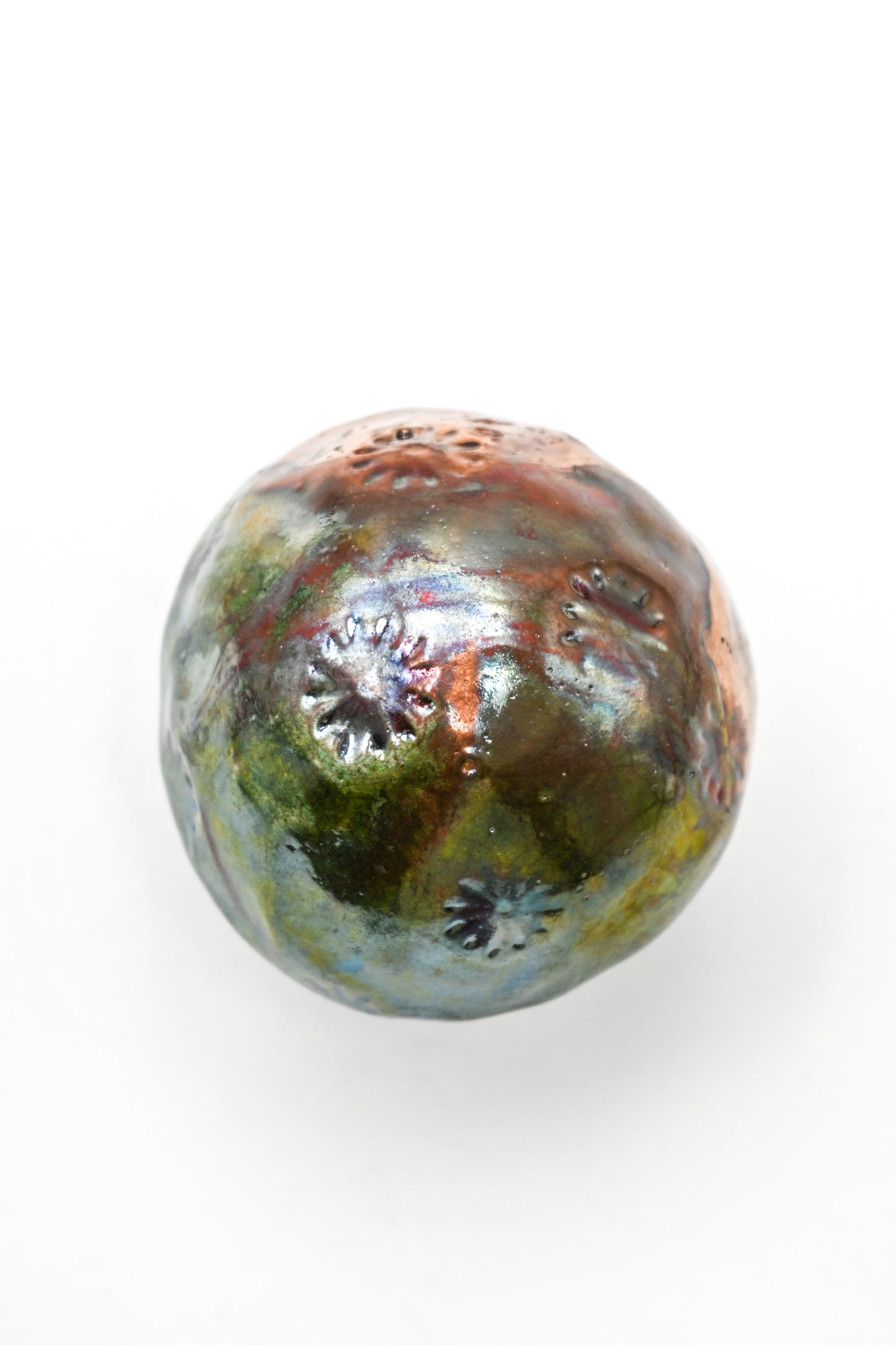 Raku Fired Mushrooms 001