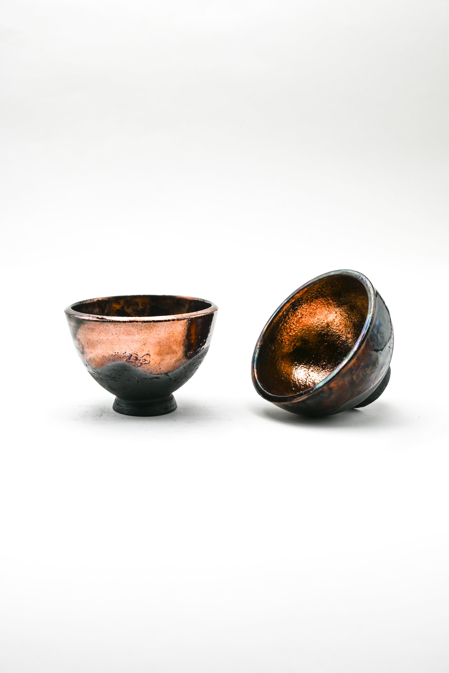 Raku Fired Mini Bowl 006