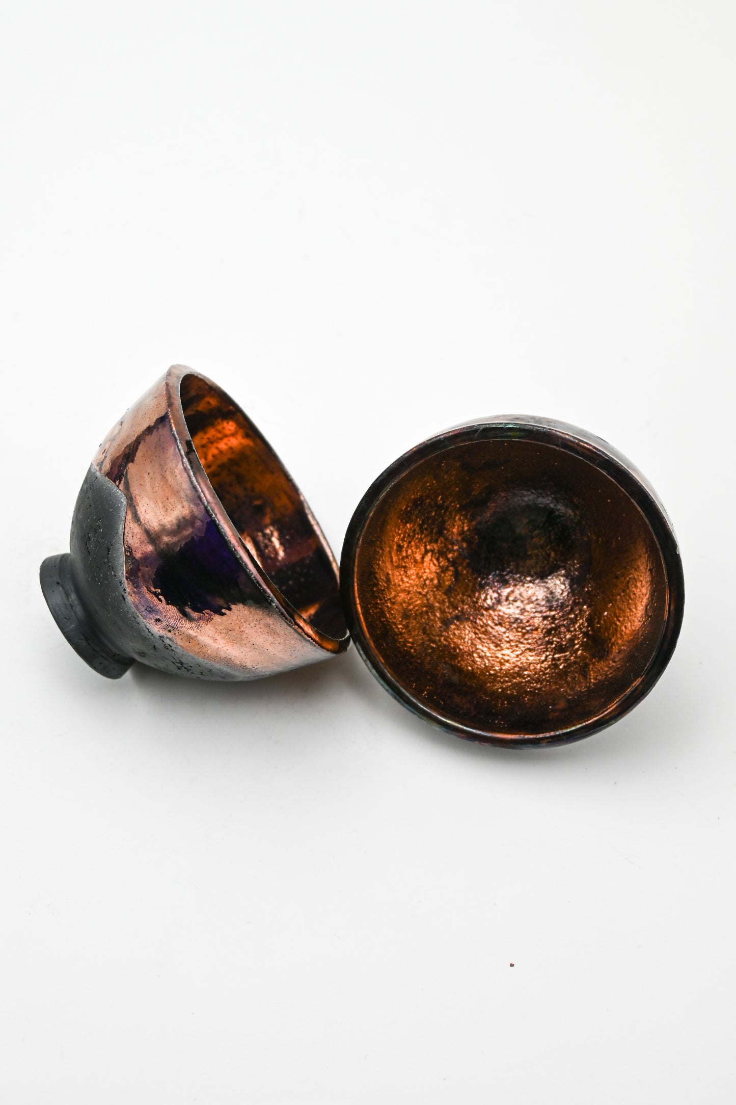 Raku Fired Mini Bowl 006