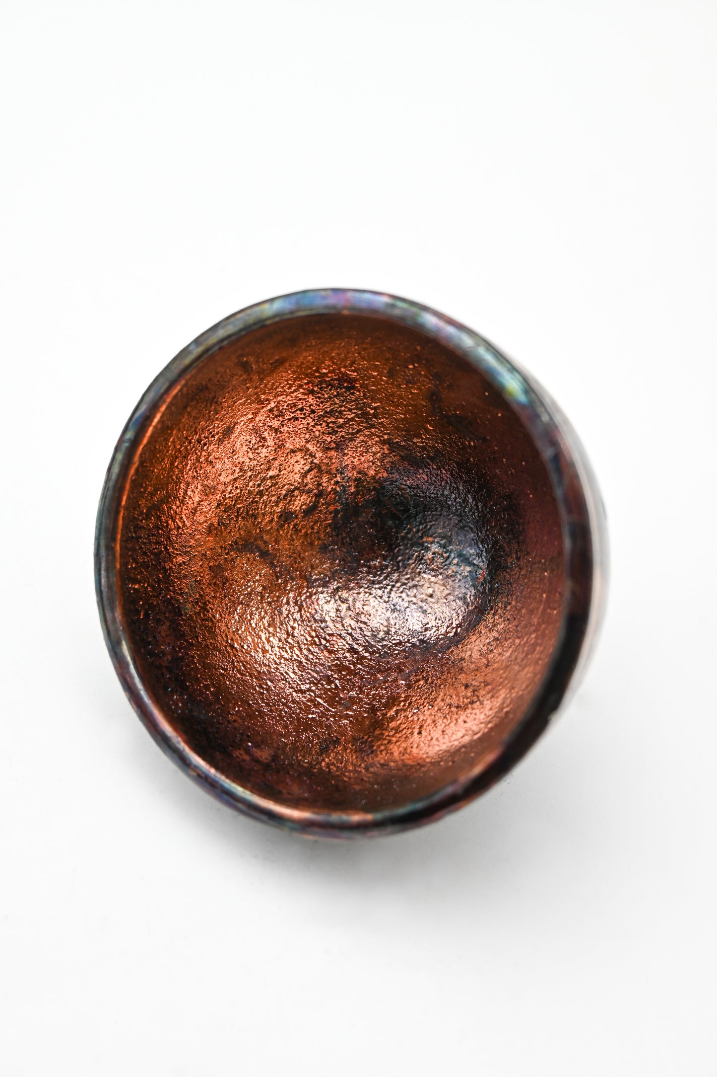 Raku Fired Mini Bowl 006