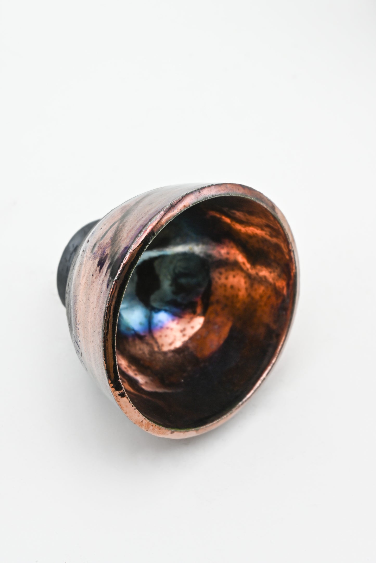 Raku Fired Mini Bowl 006