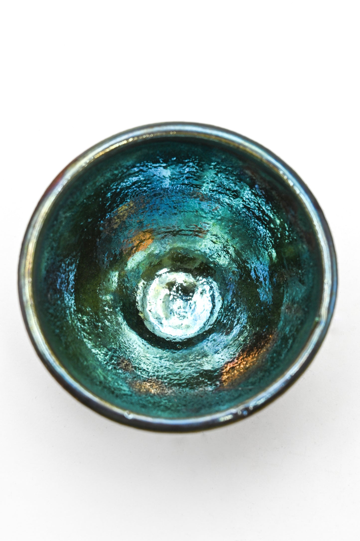 Raku Fired Mini Bowl 006