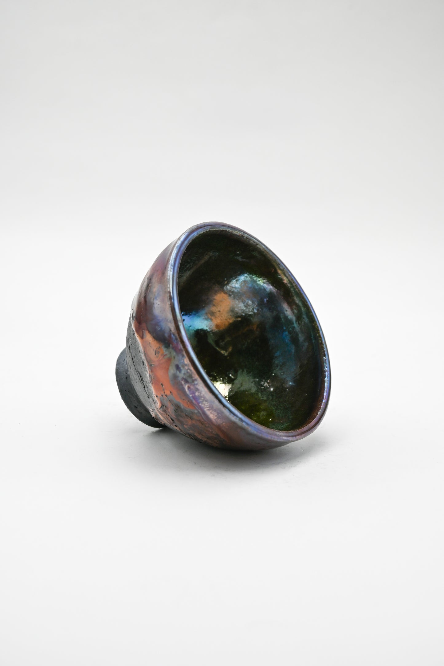 Raku Fired Mini Bowl 006