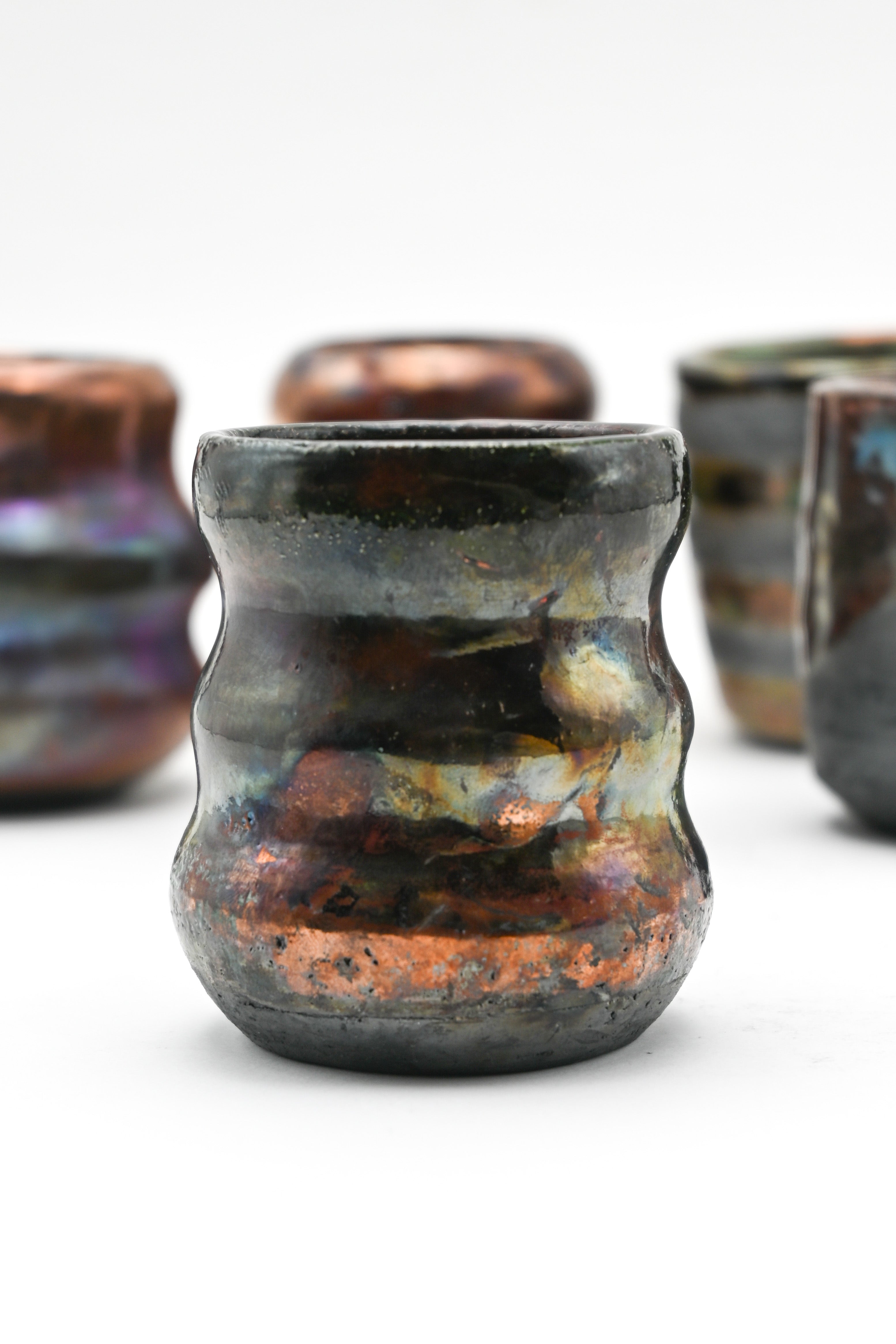 Raku Fired Mini Cup 002