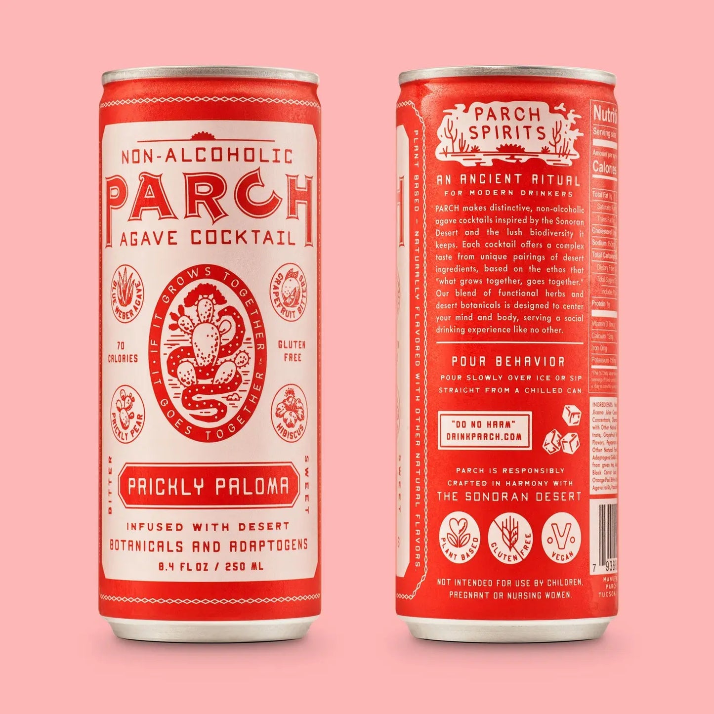 PARCH Non-Alcoholic Agave Cocktail 4-packs