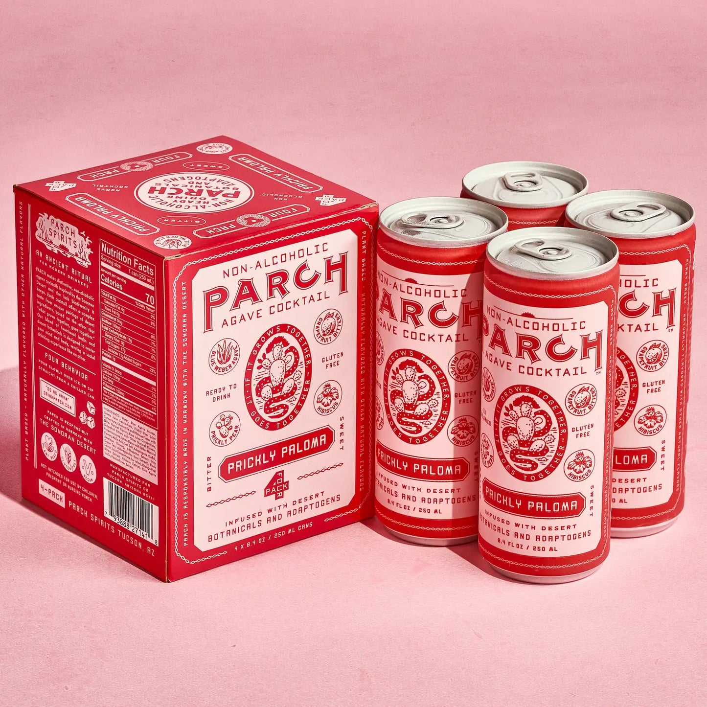 PARCH Non-Alcoholic Agave Cocktail 4-packs