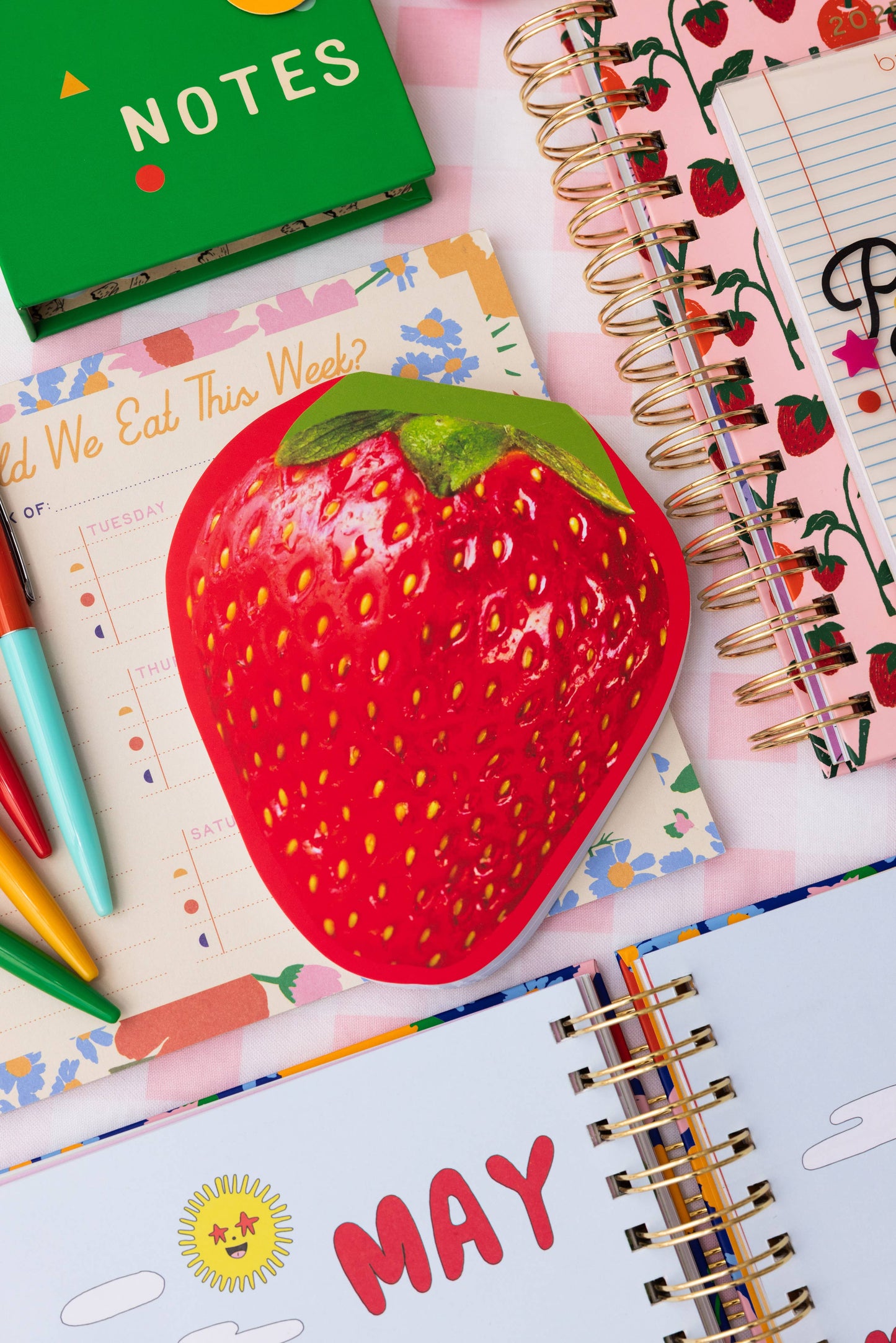Strawberry Notepad