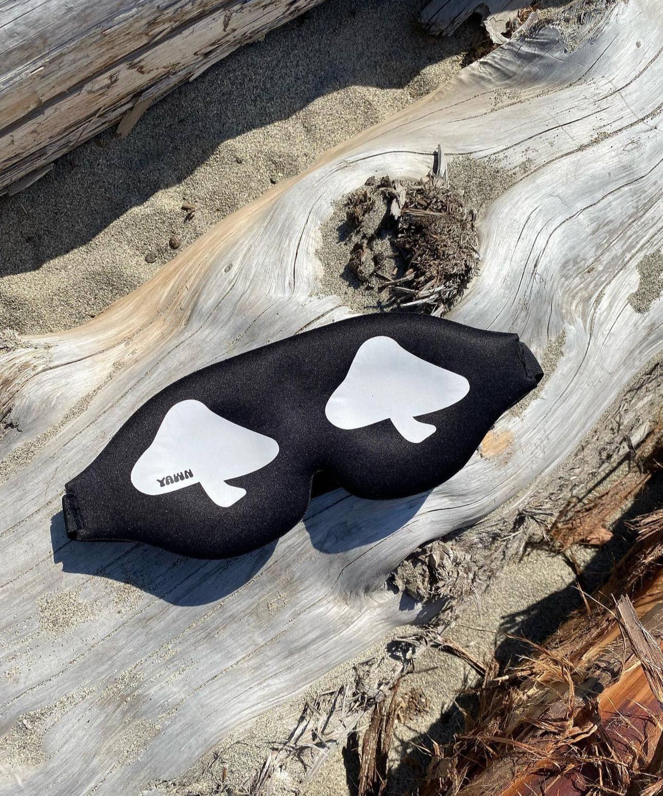 YAWN Mushroom Meditation Mask – Blackout Sleep and Rest Mask