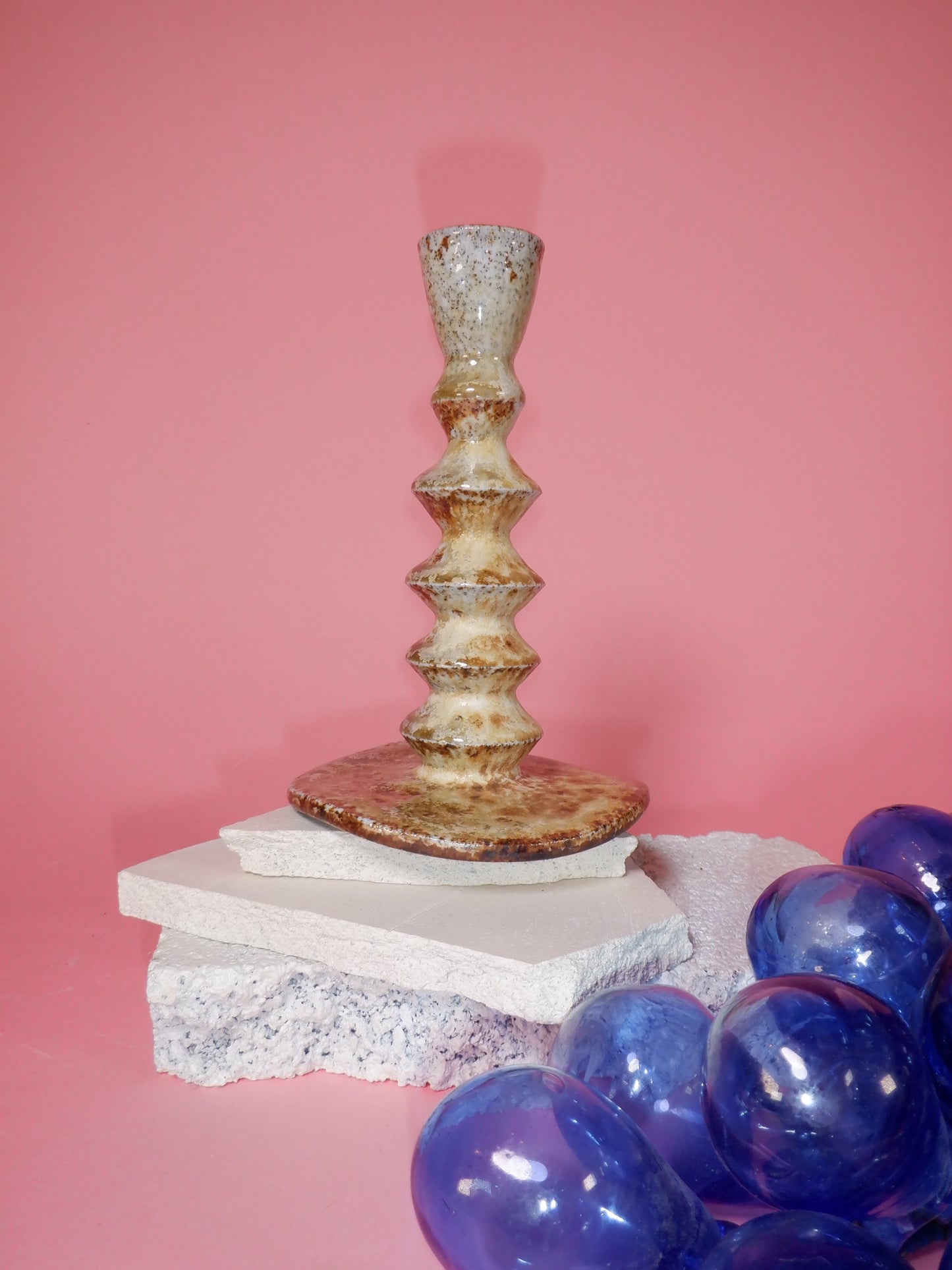 Wood Fired Candlestick 022