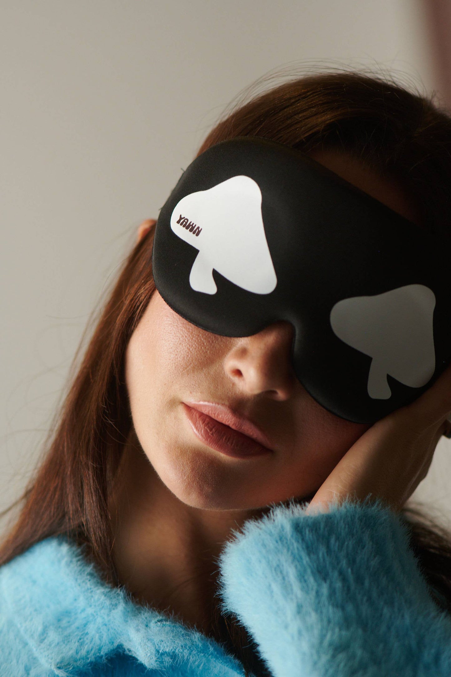 YAWN Mushroom Meditation Mask – Blackout Sleep and Rest Mask