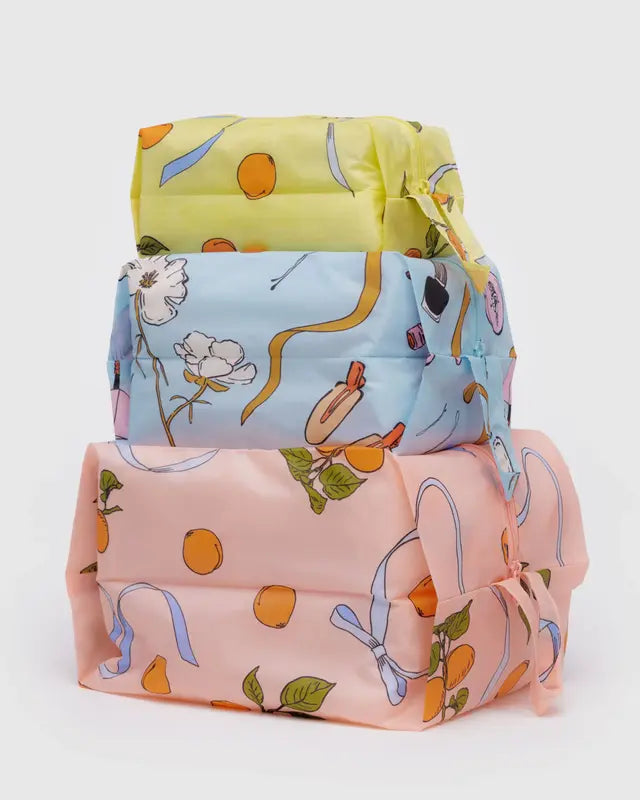 BAGGU 3D Zip Set – cloud 9 clay