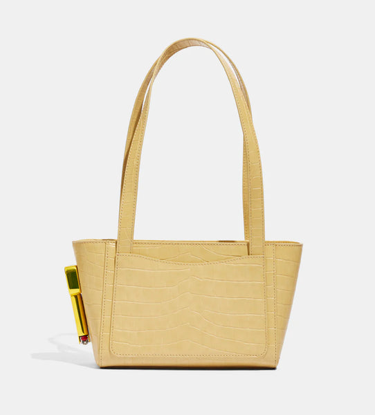 トートバッグ BERNADETTE Tote Bag Light Yellow Faith Zippered Tote Bag