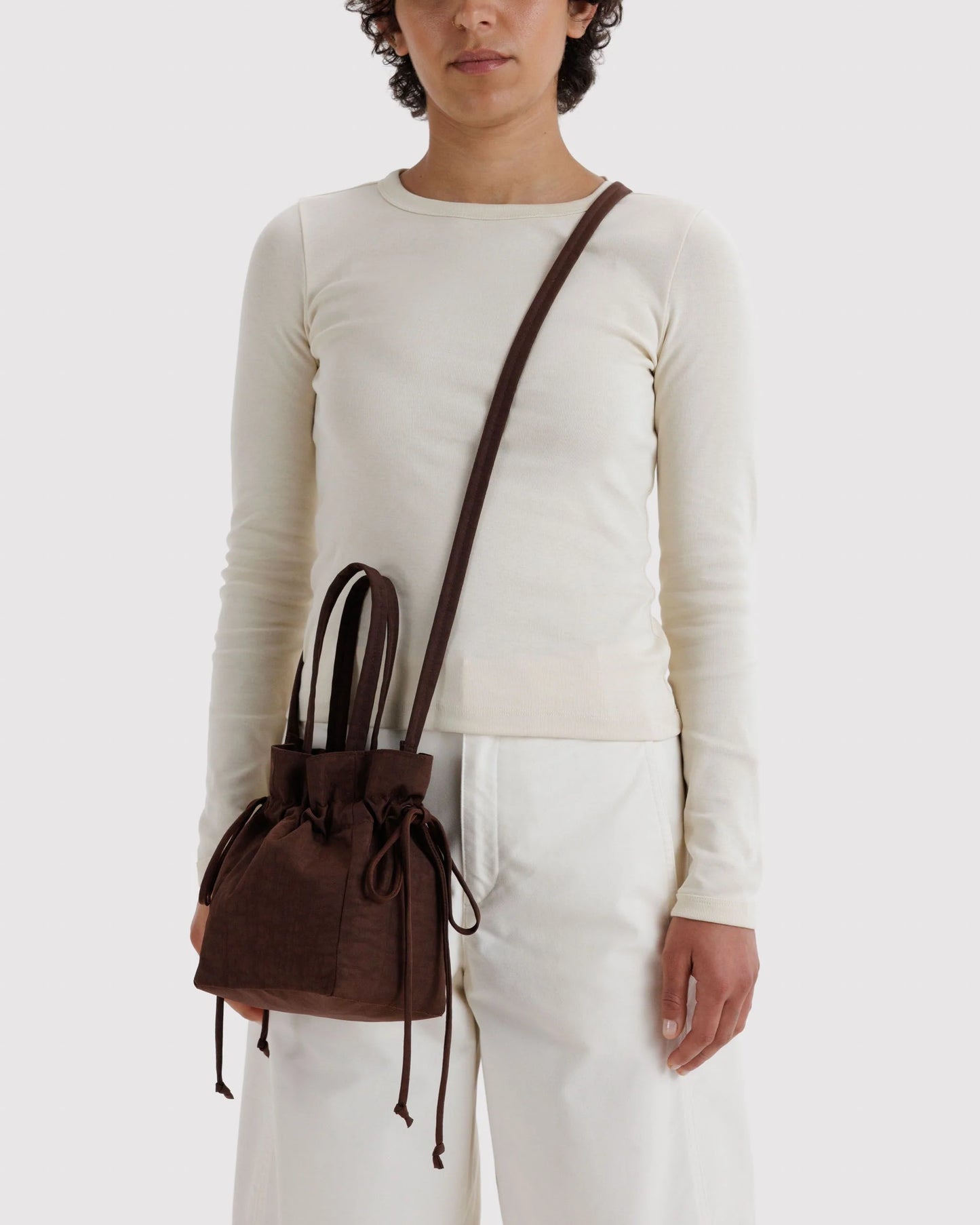 BAGGU Nylon Drawstring Bag